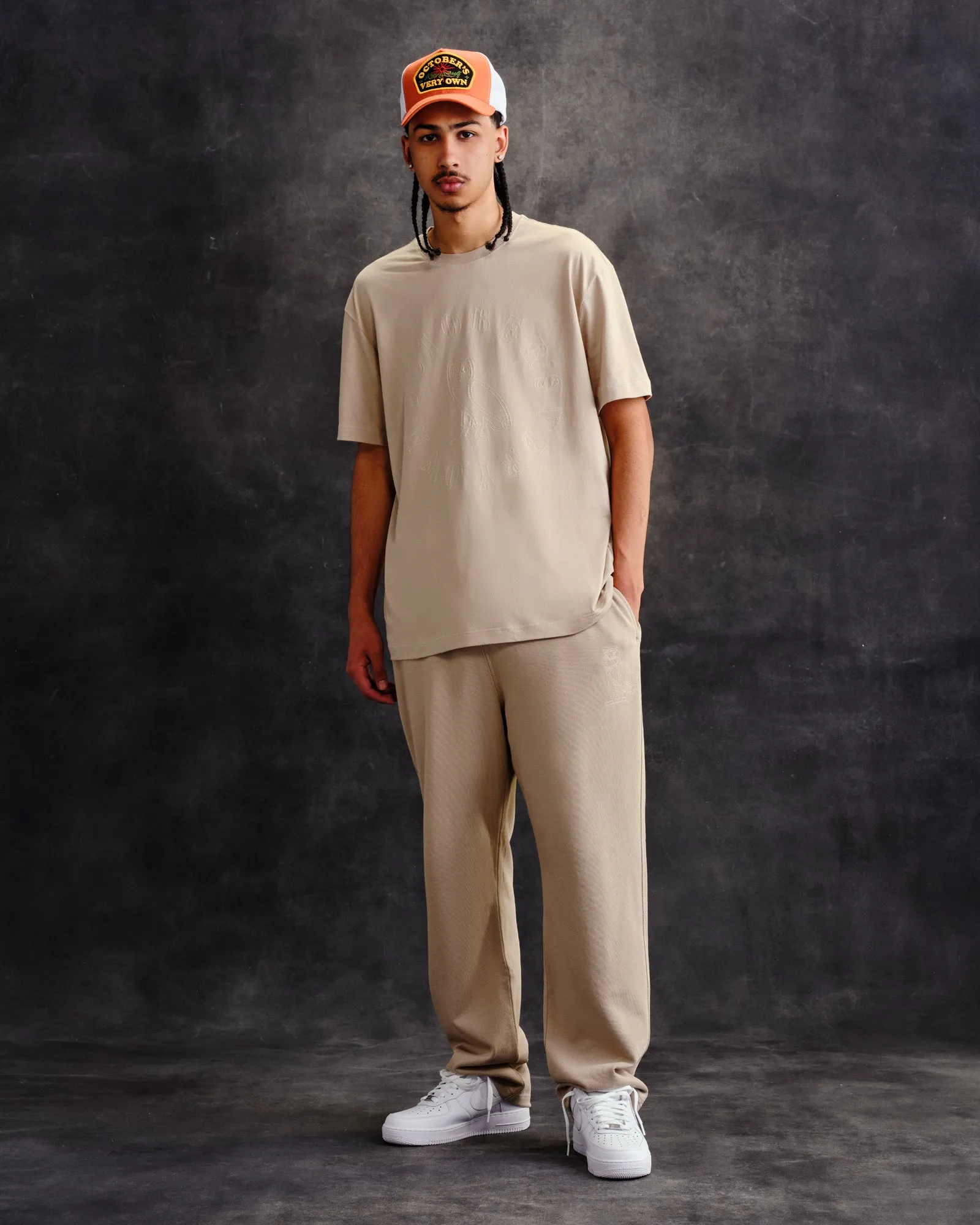Tonal Stitch Tee - Beige sold by OVO product image thumbnail 3