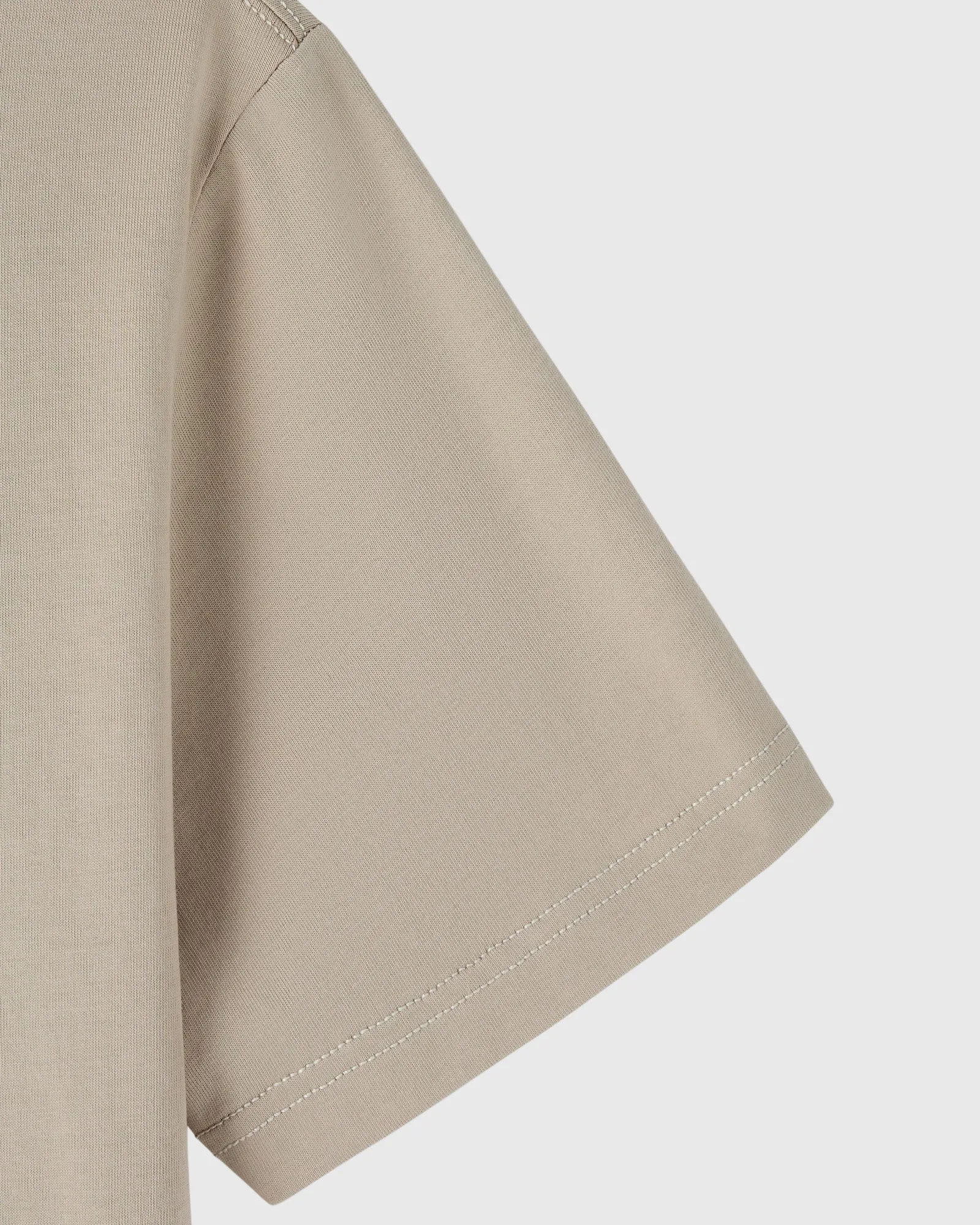 Tonal Stitch Tee - Beige sold by OVO product image thumbnail 5