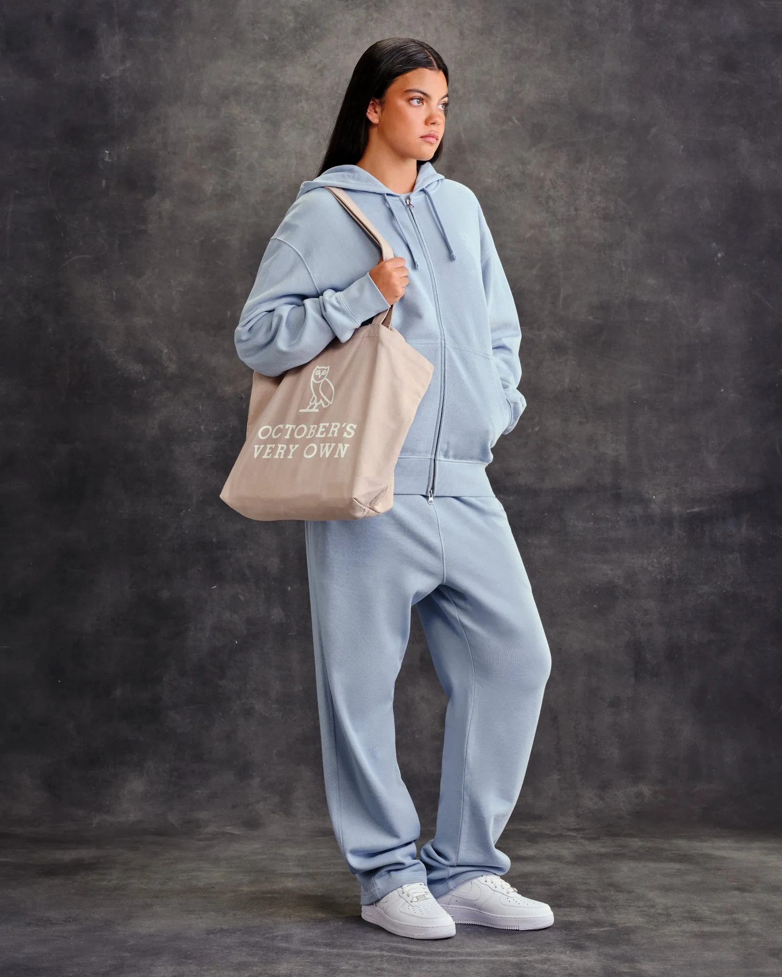 Tonal Stitch Open-Hem Sweatpant - Light Blue sold by OVO product image thumbnail 3