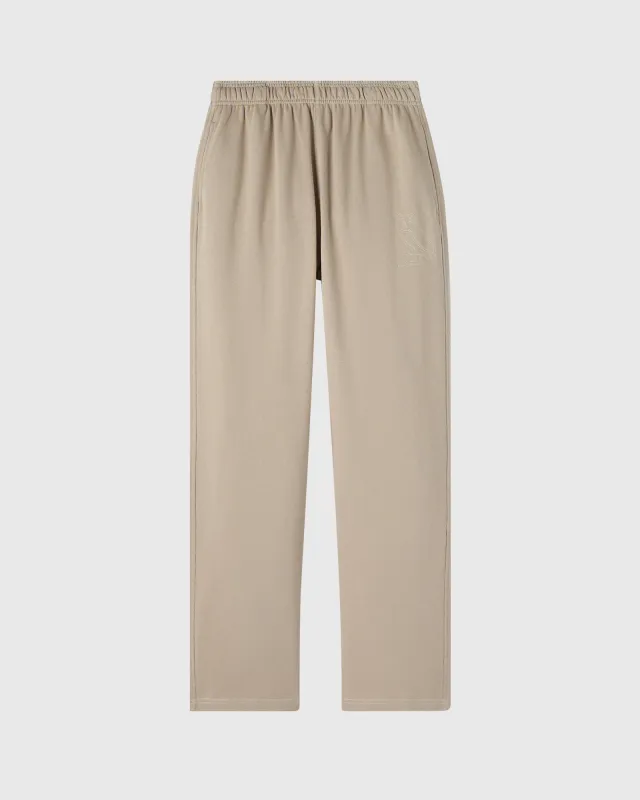 Tonal Stitch Open-Hem Sweatpant - Beige sold by OVO