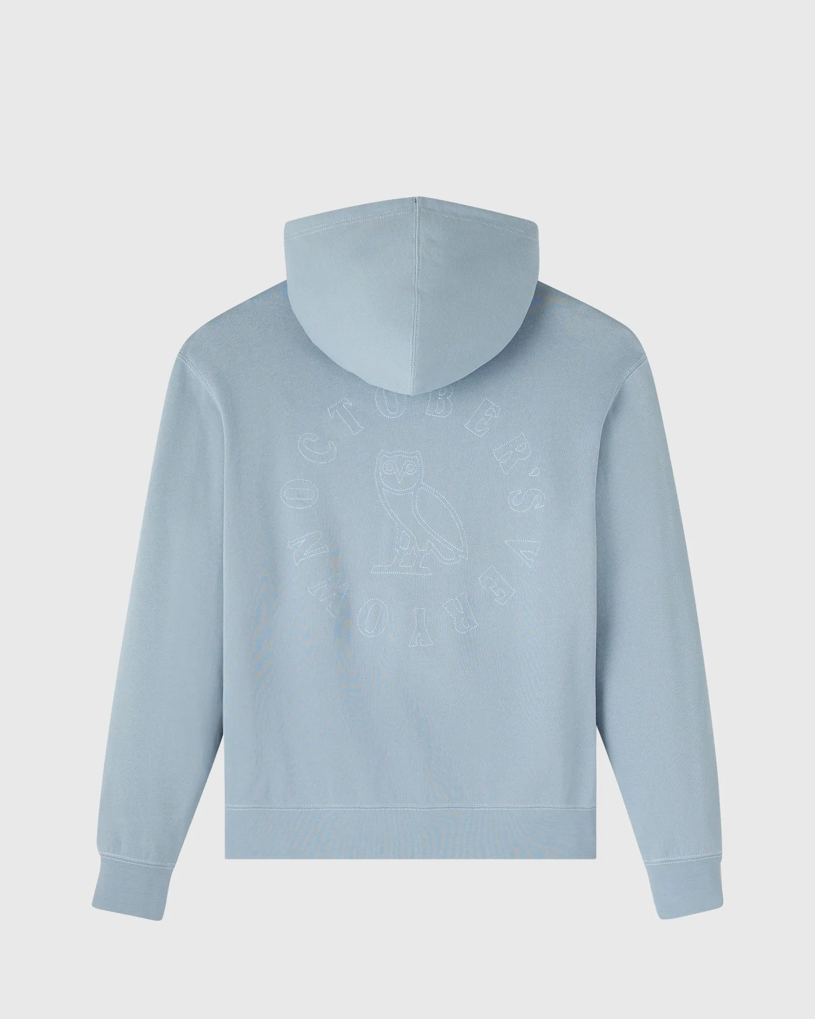 Tonal Stitch Full-Zip Hoodie - Light Blue sold by OVO product image thumbnail 5