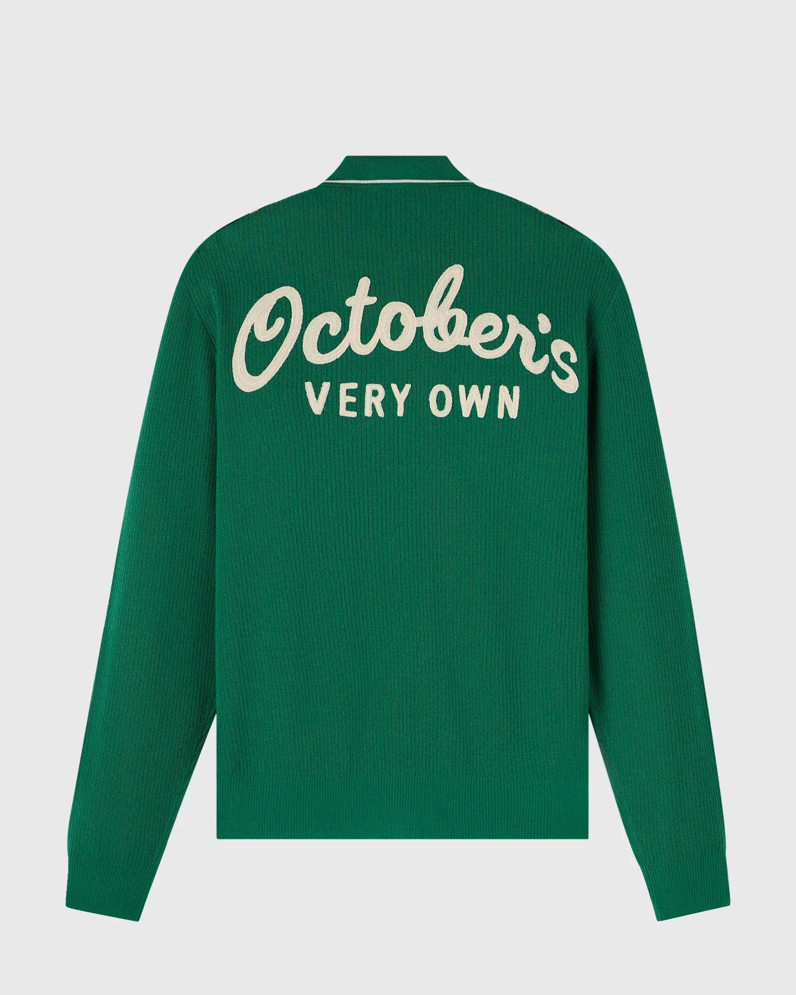 Lightweight Merino Full-Zip Cardigan - Green sold by OVO product image thumbnail 5