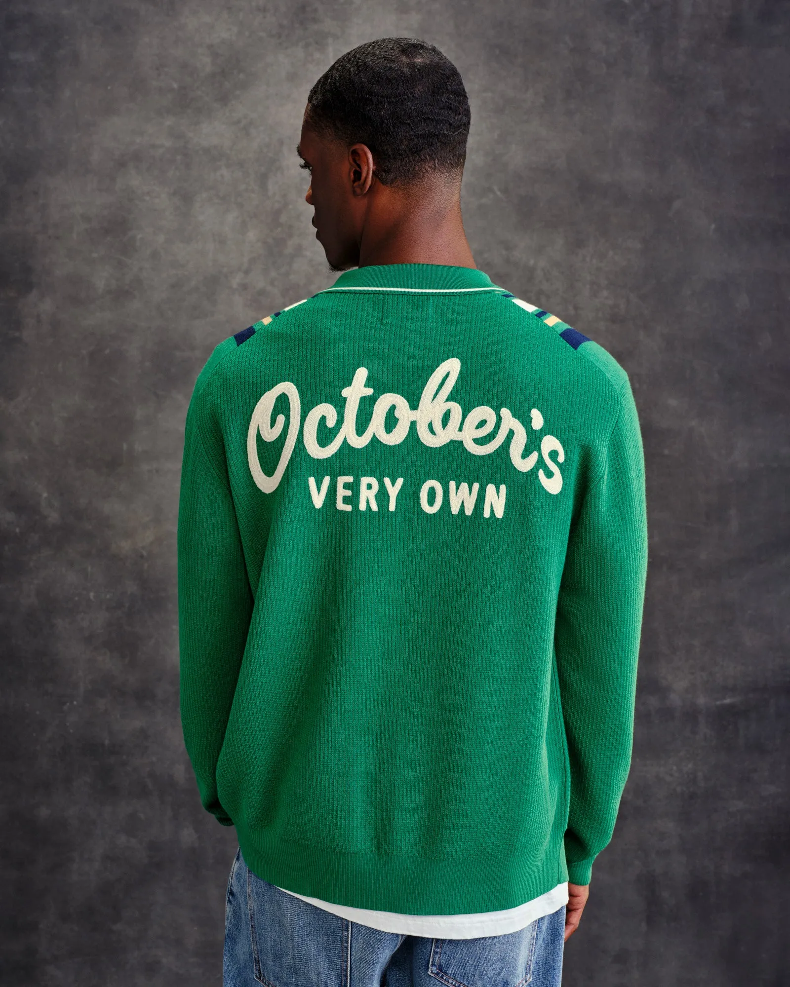 Lightweight Merino Full-Zip Cardigan - Green sold by OVO product image thumbnail 2