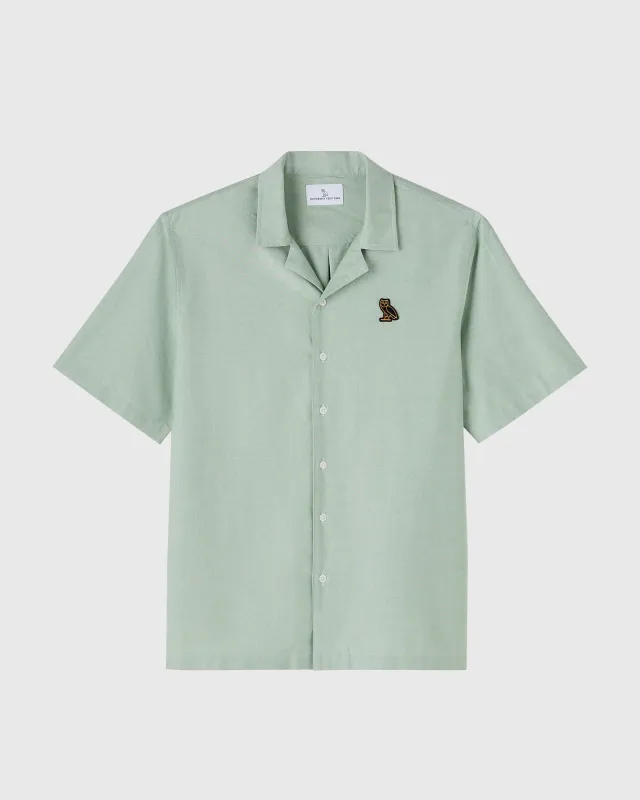 Oxford Camp Shirt - Green sold by OVO
