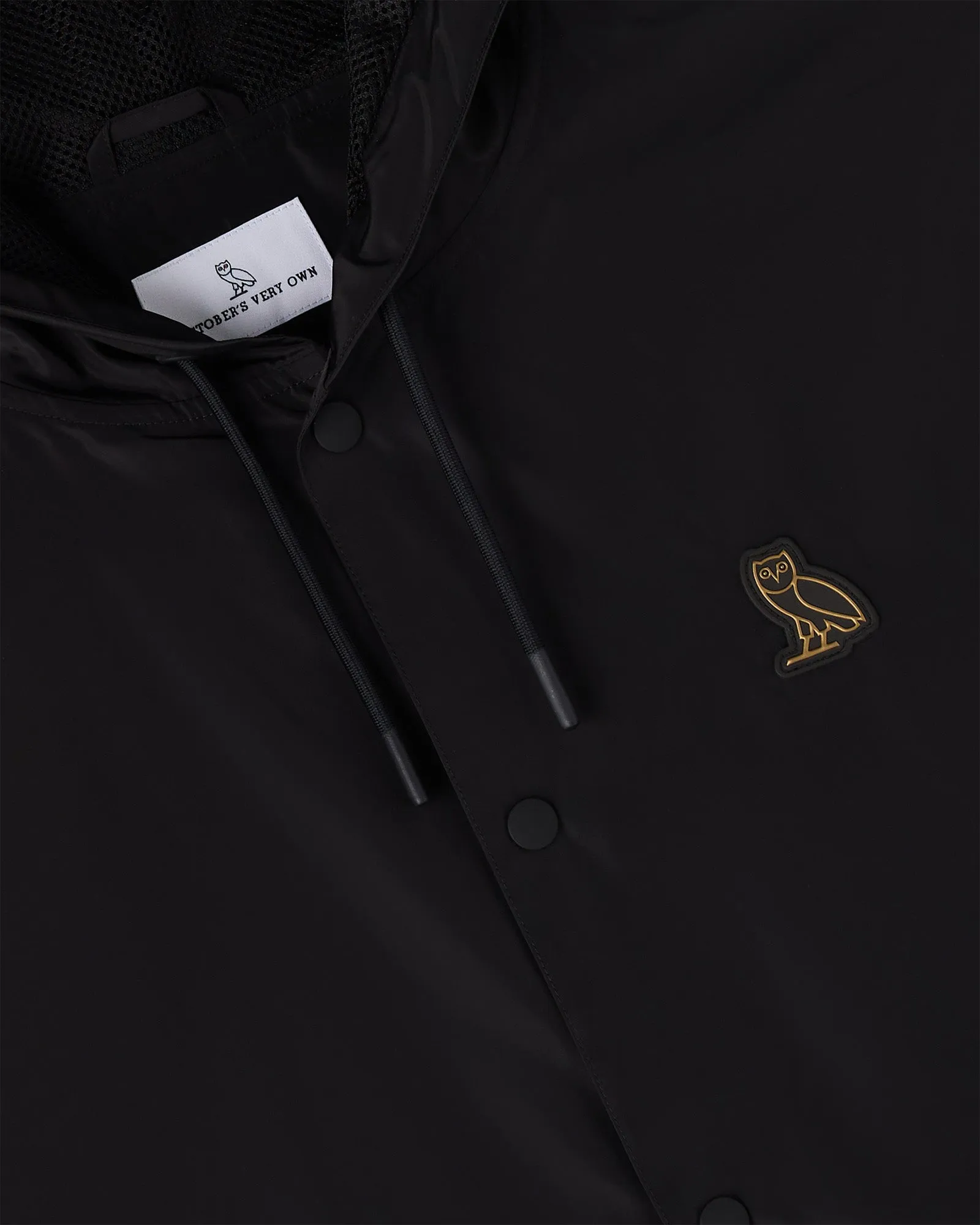 Hooded Coaches Jacket - Black sold by OVO product image thumbnail 3