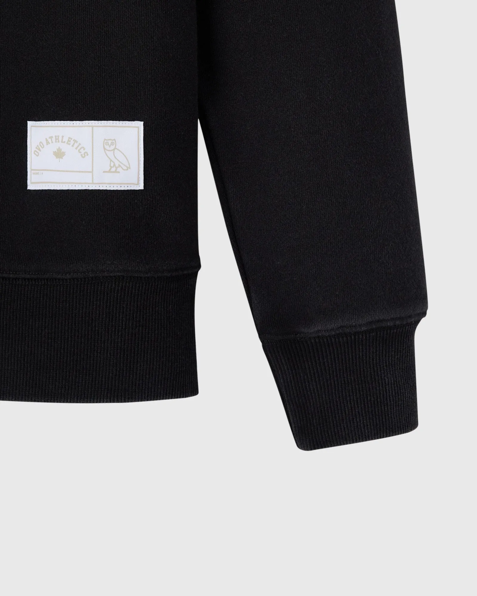 Enzyme Washed Panelled Crewneck - Black sold by OVO product image thumbnail 4