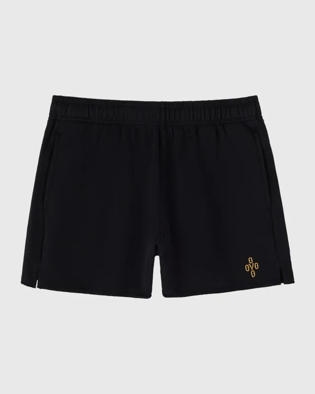 Pom Pom Sweatshort - Black sold by OVO
