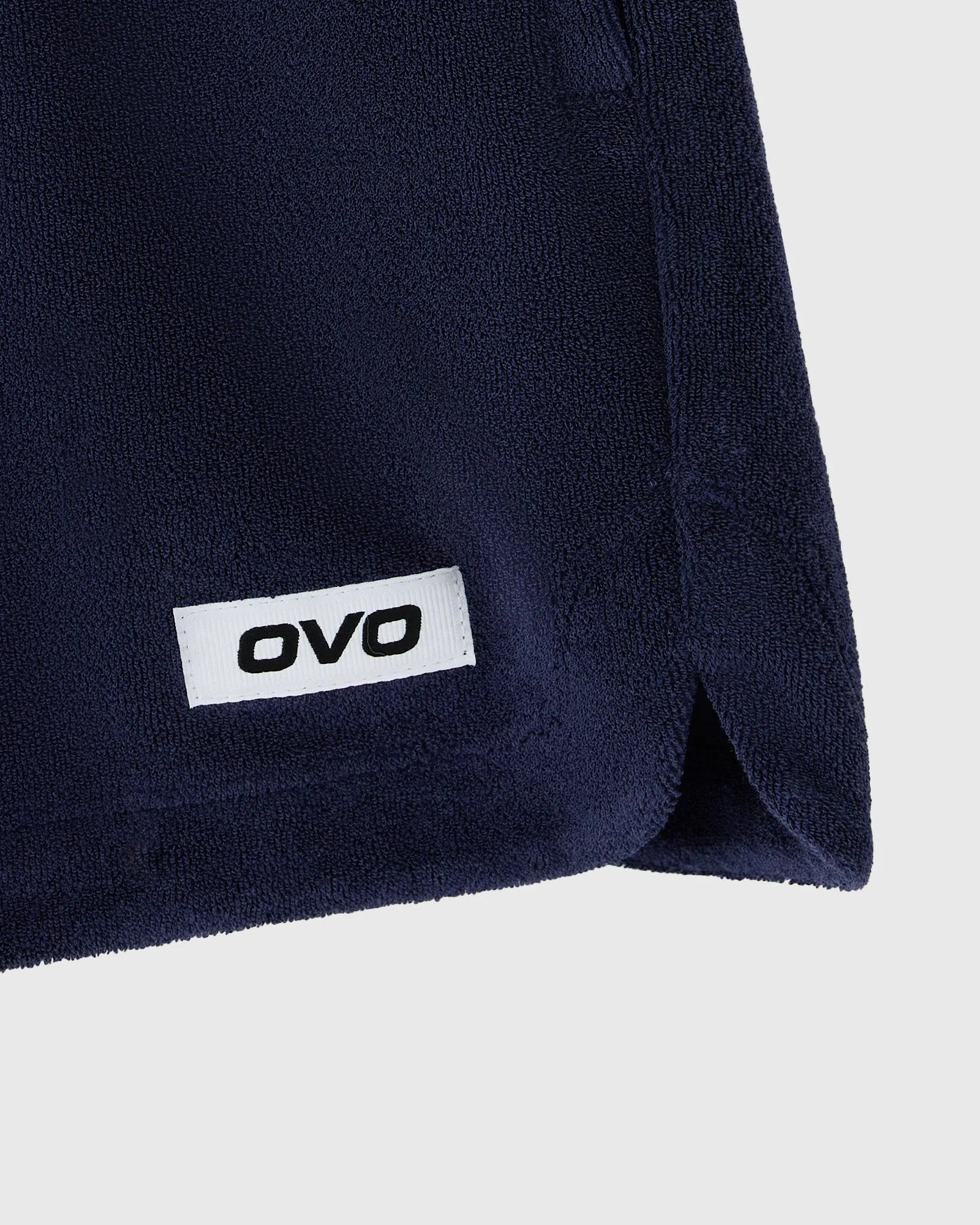 Euro Terry Cloth Sweatshort - Navy sold by OVO product image thumbnail 3