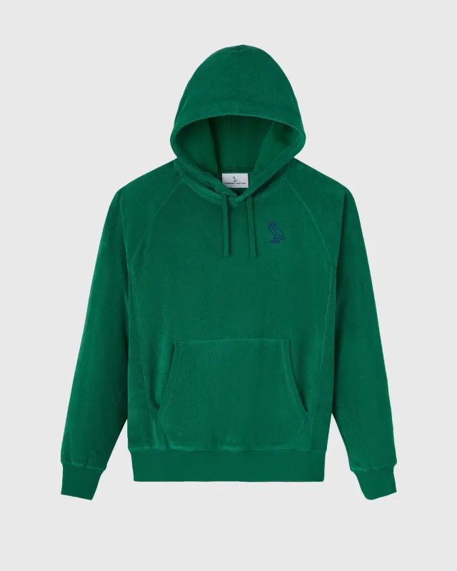 Cooper Arch Terry Cloth Hoodie - Green sold by OVO