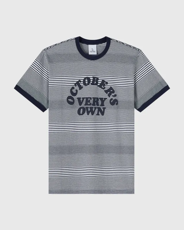 Cooper Arch Stripe Tee - Navy sold by OVO