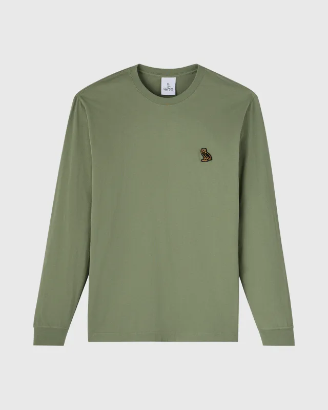 Classic Long-Sleeve Tee - Olive sold by OVO