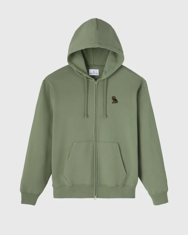 Classic Full-Zip Hoodie - Olive sold by OVO