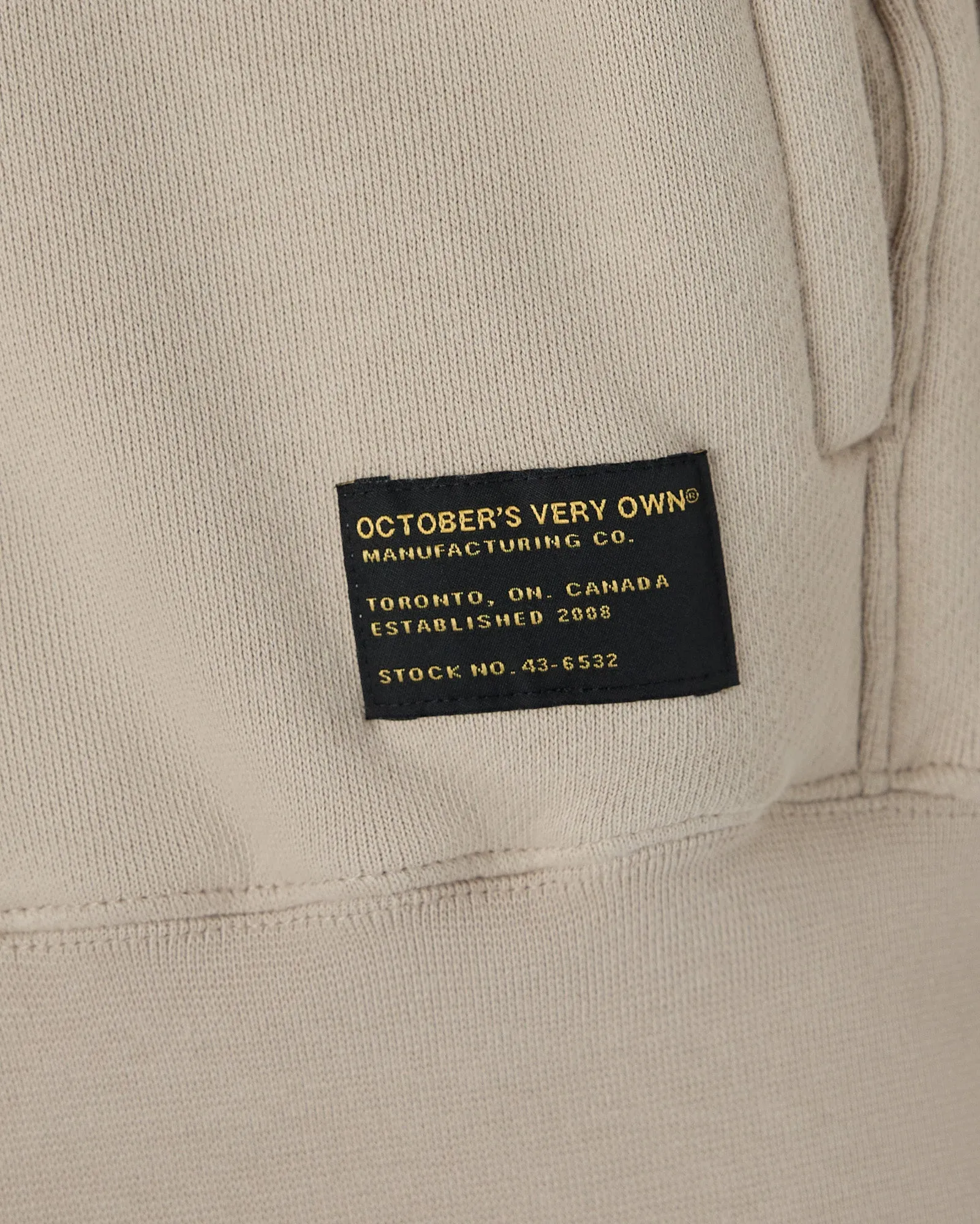 Surplus French Terry Hoodie - Light Taupe sold by OVO product image thumbnail 5