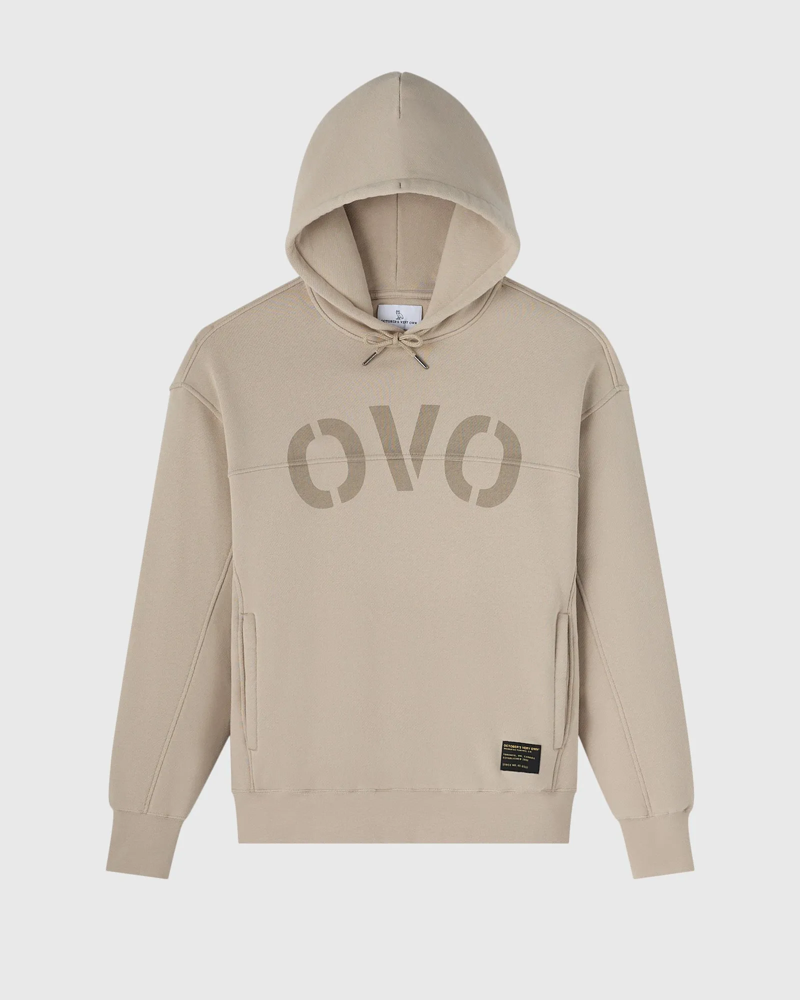 Surplus French Terry Hoodie - Light Taupe sold by OVO
