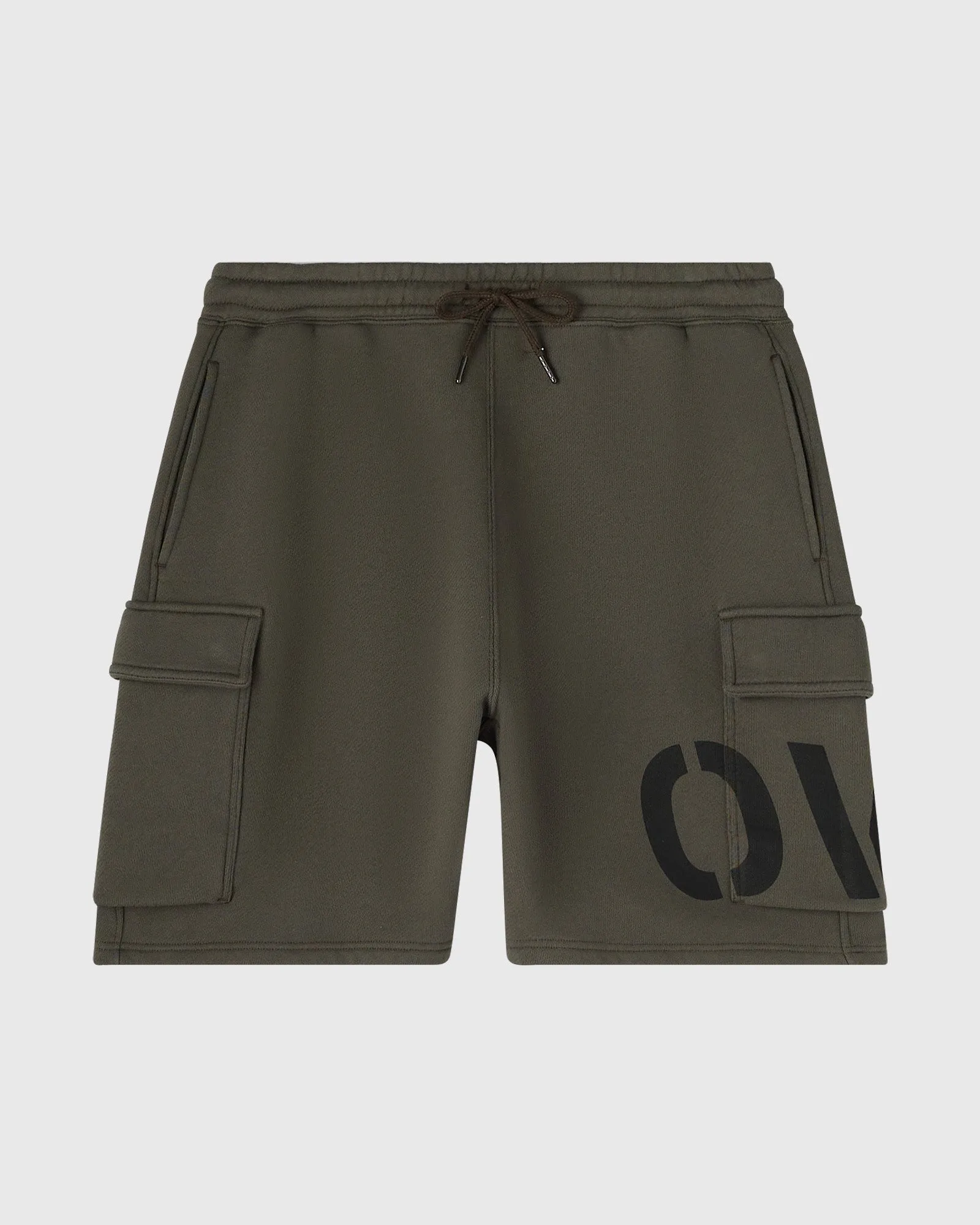 Surplus French Terry Cargo Sweatshort - Olive sold by OVO