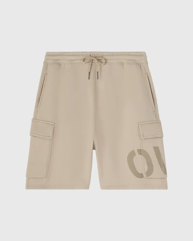 Surplus French Terry Cargo Sweatshort - Light Taupe sold by OVO