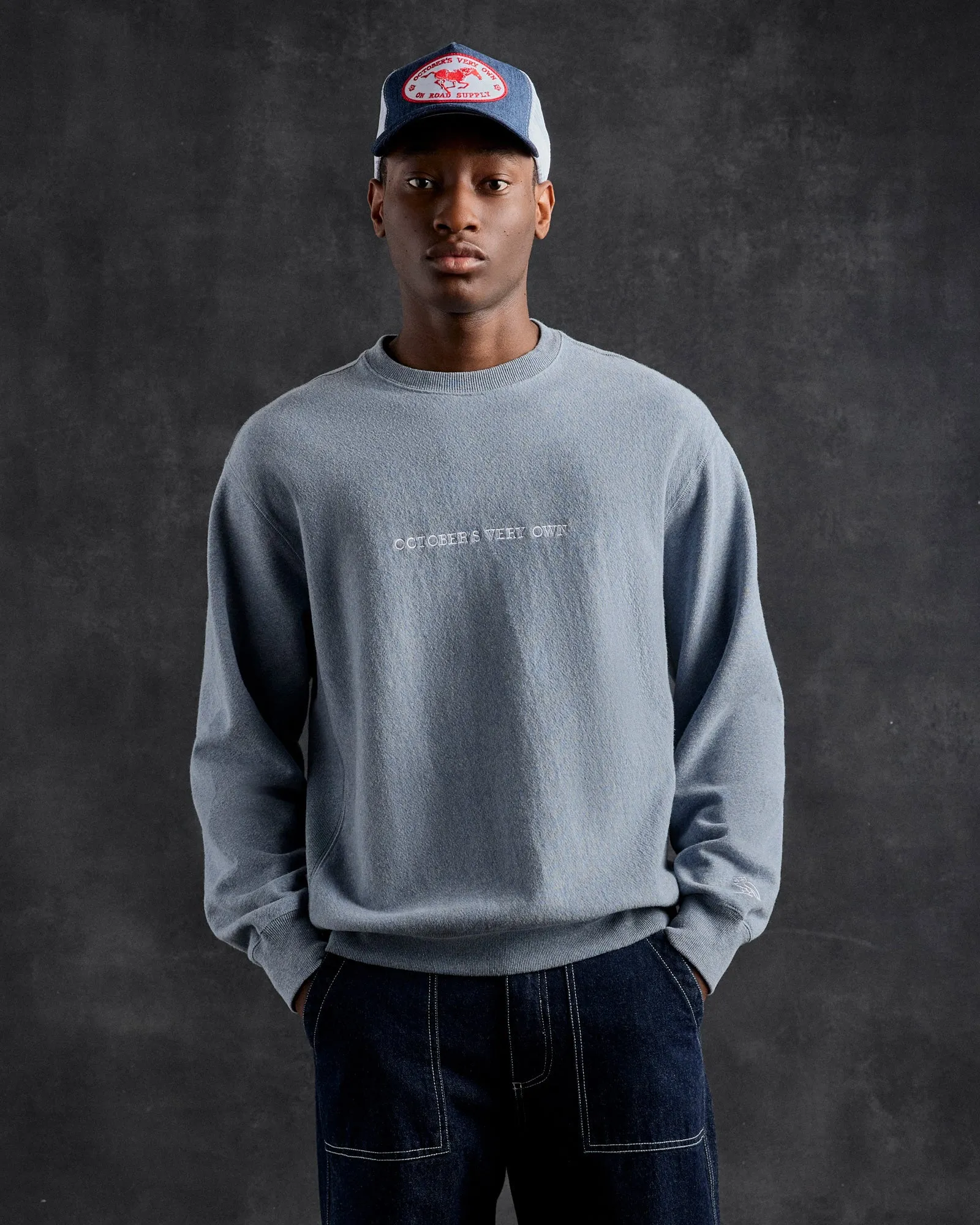 Memphis French Terry Crewneck - Light Blue sold by OVO product image thumbnail 2