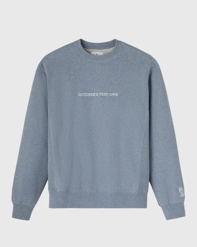 Memphis French Terry Crewneck - Light Blue sold by OVO