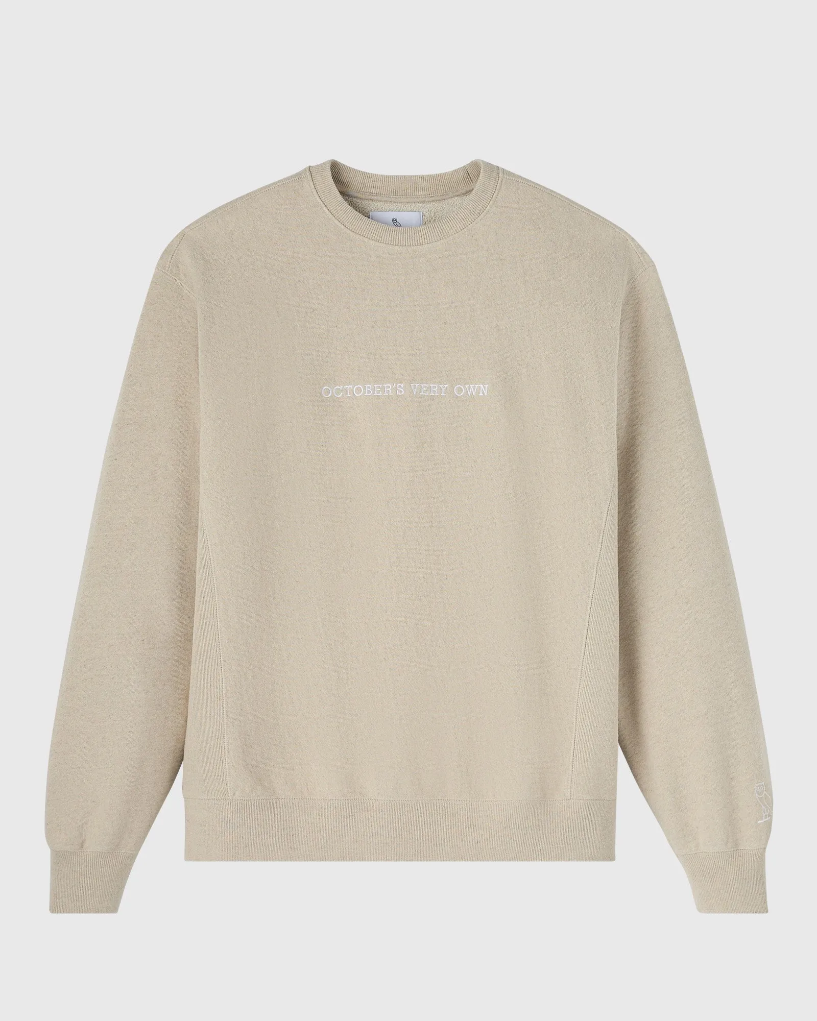 Memphis French Terry Crewneck - Heather Oatmeal sold by OVO