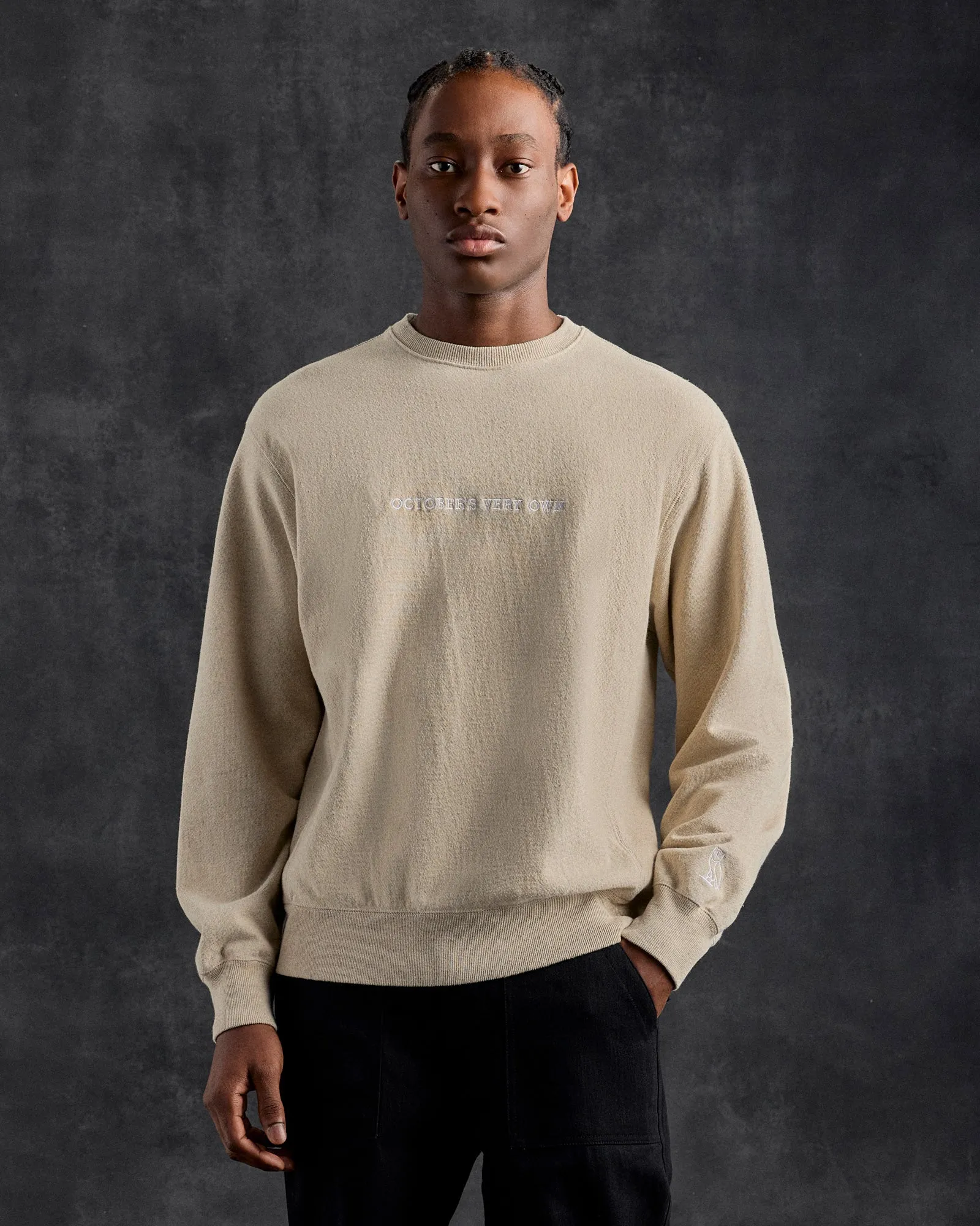 Memphis French Terry Crewneck - Heather Oatmeal sold by OVO product image thumbnail 2