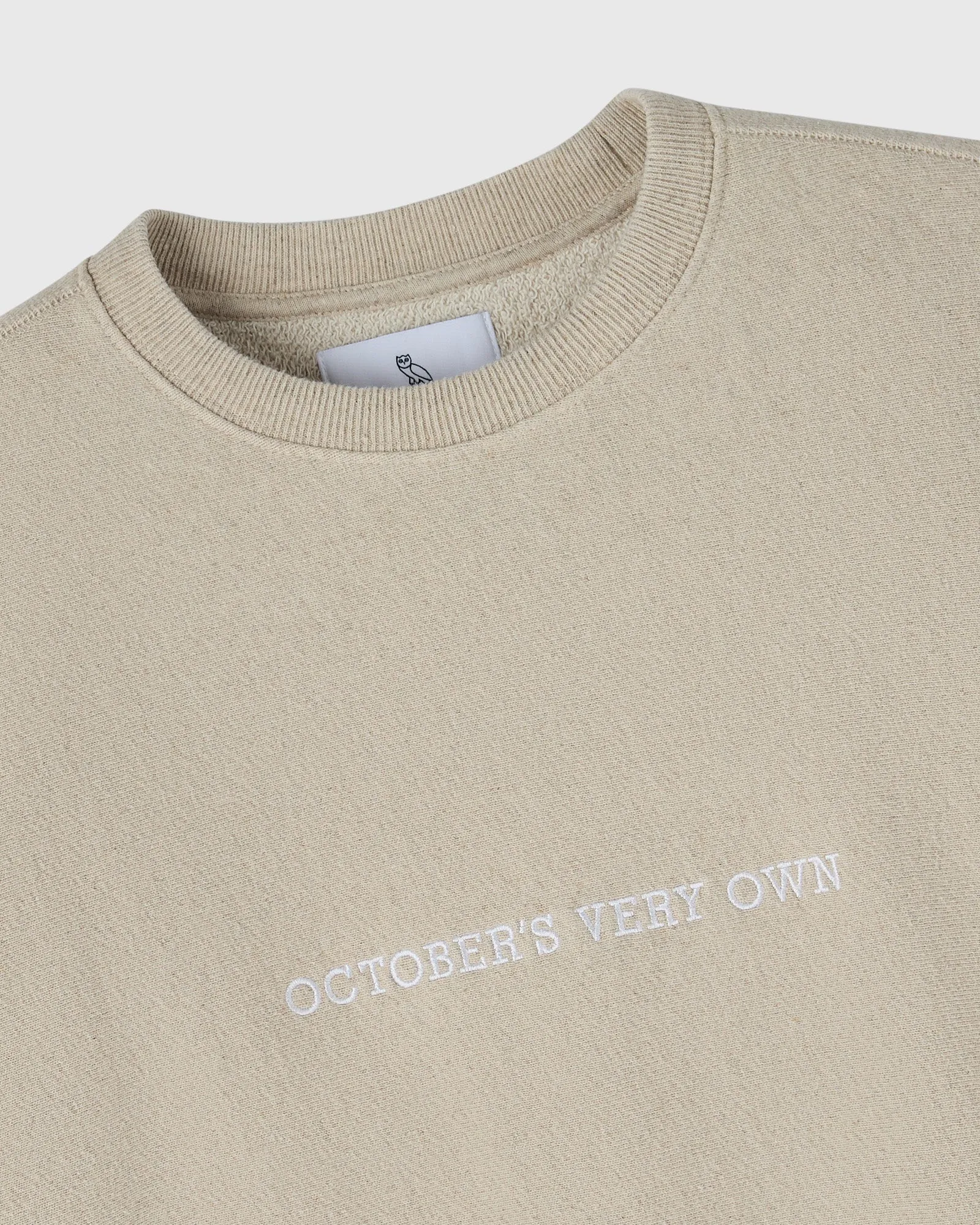 Memphis French Terry Crewneck - Heather Oatmeal sold by OVO product image thumbnail 3