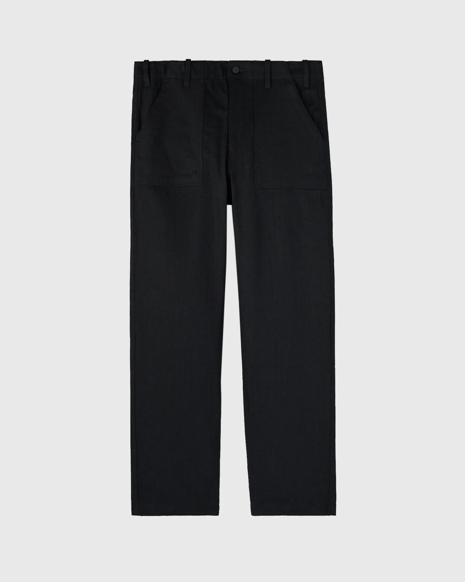 Construction Wordmark Denim Fatigue Pant - Black sold by OVO