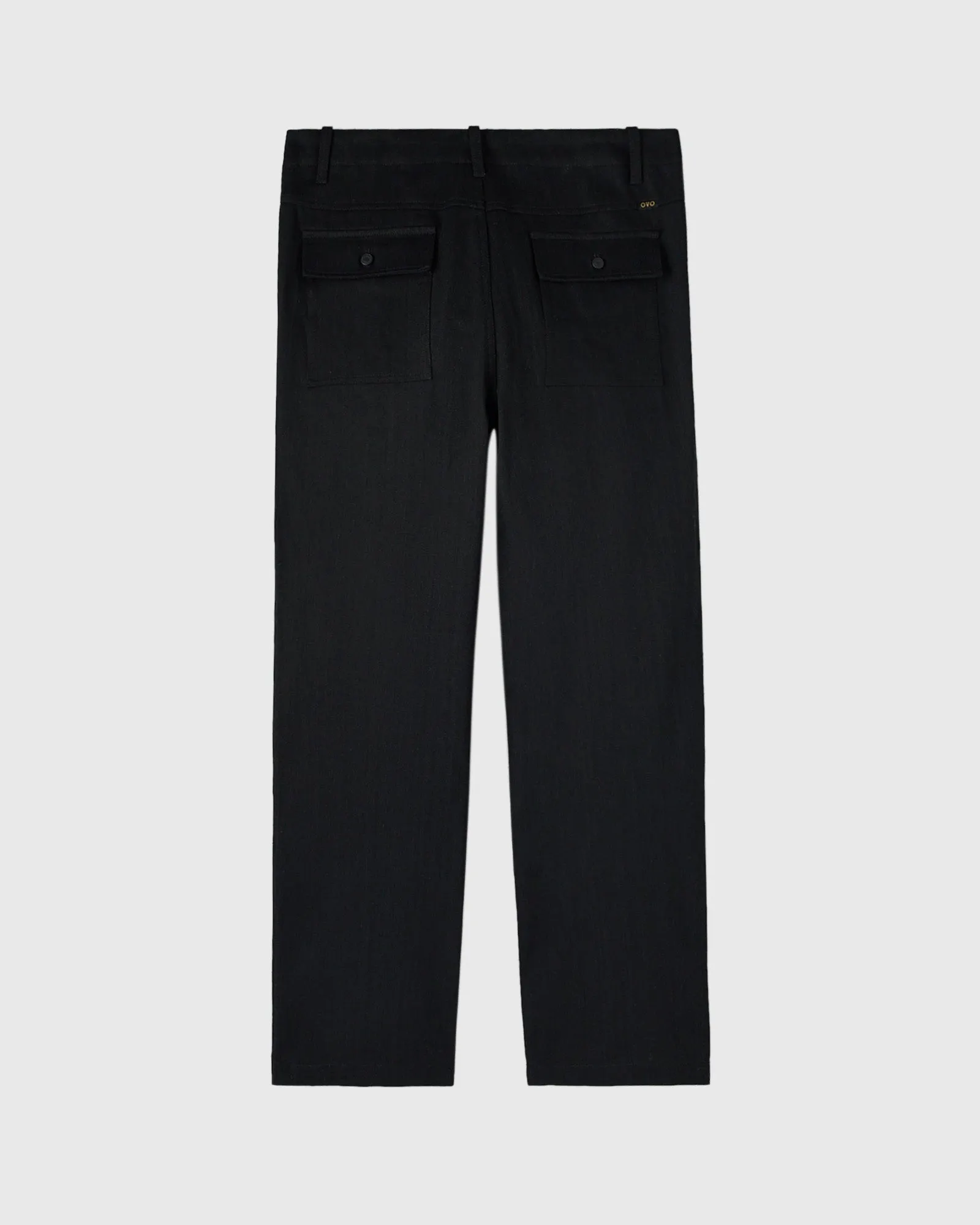 Construction Wordmark Denim Fatigue Pant - Black sold by OVO product image thumbnail 3