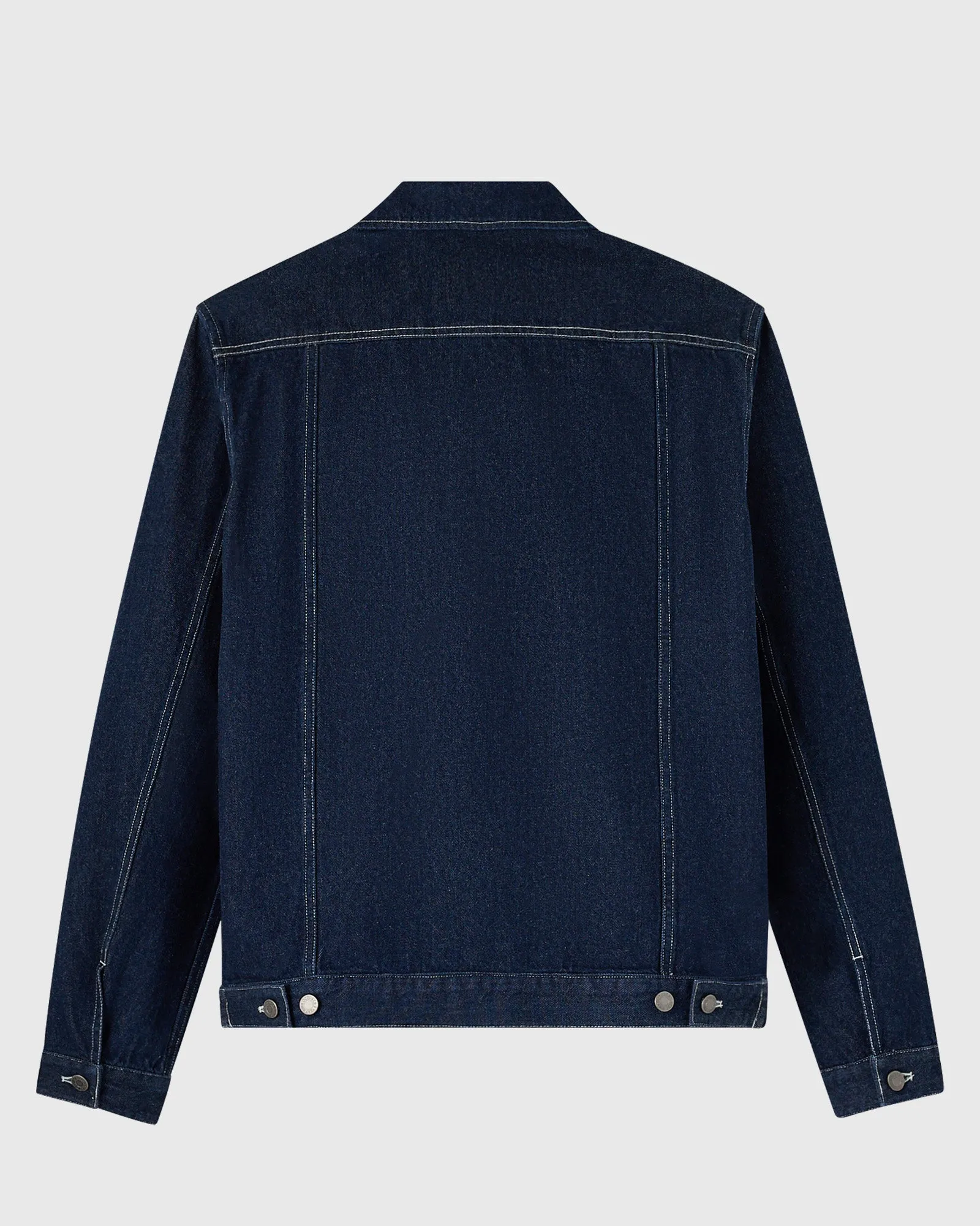 Construction Wordmark Denim Chore Jacket - Indigo sold by OVO product image thumbnail 4