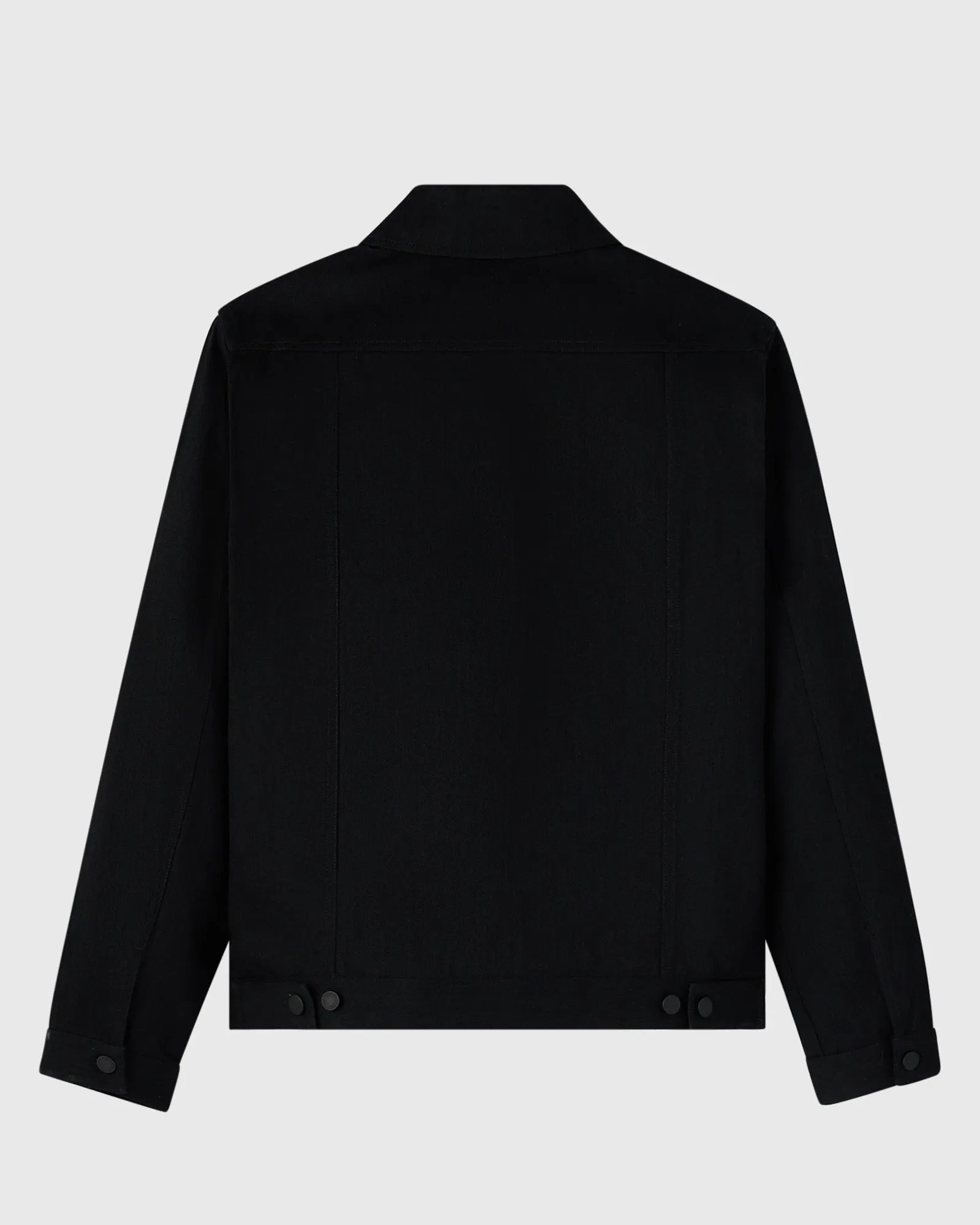 Construction Wordmark Denim Chore Jacket - Black sold by OVO product image thumbnail 3