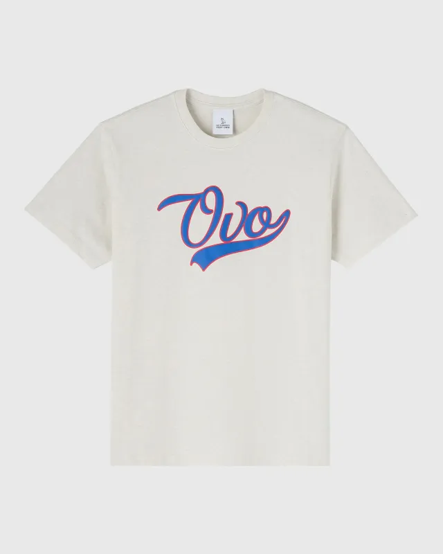 Script Logo Tee - Ash Heather Grey sold by OVO