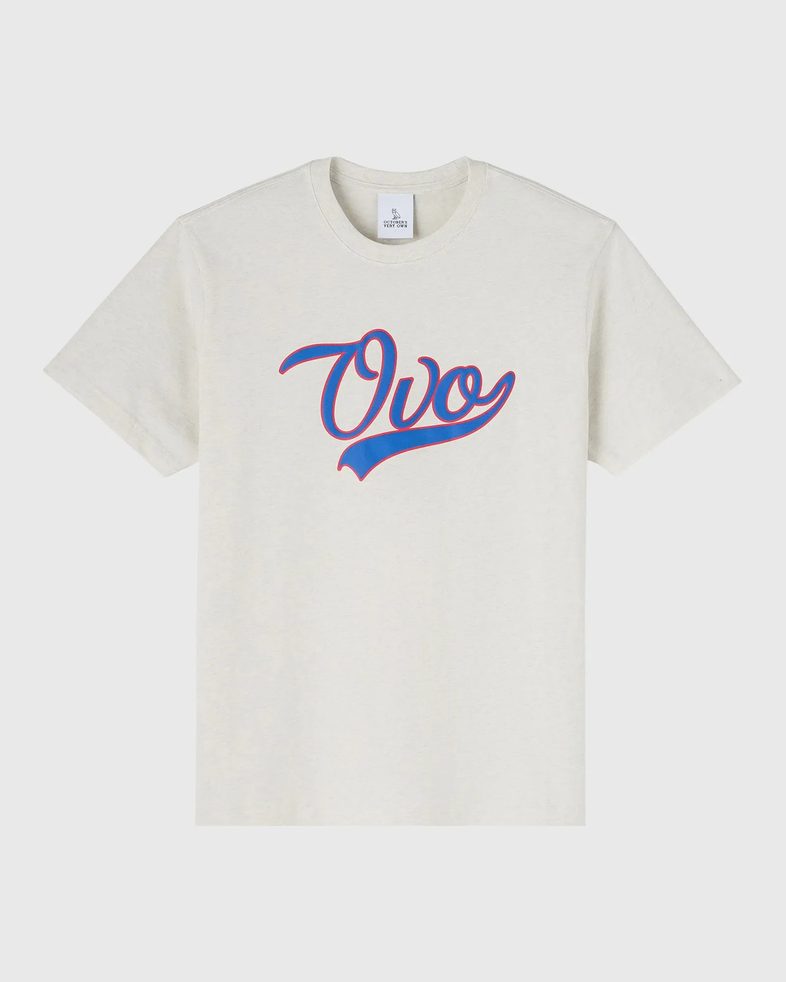 Script Logo Tee - Ash Heather Grey sold by OVO