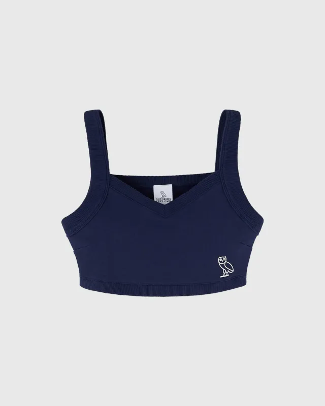 Interlock Knit Tank - Navy sold by OVO