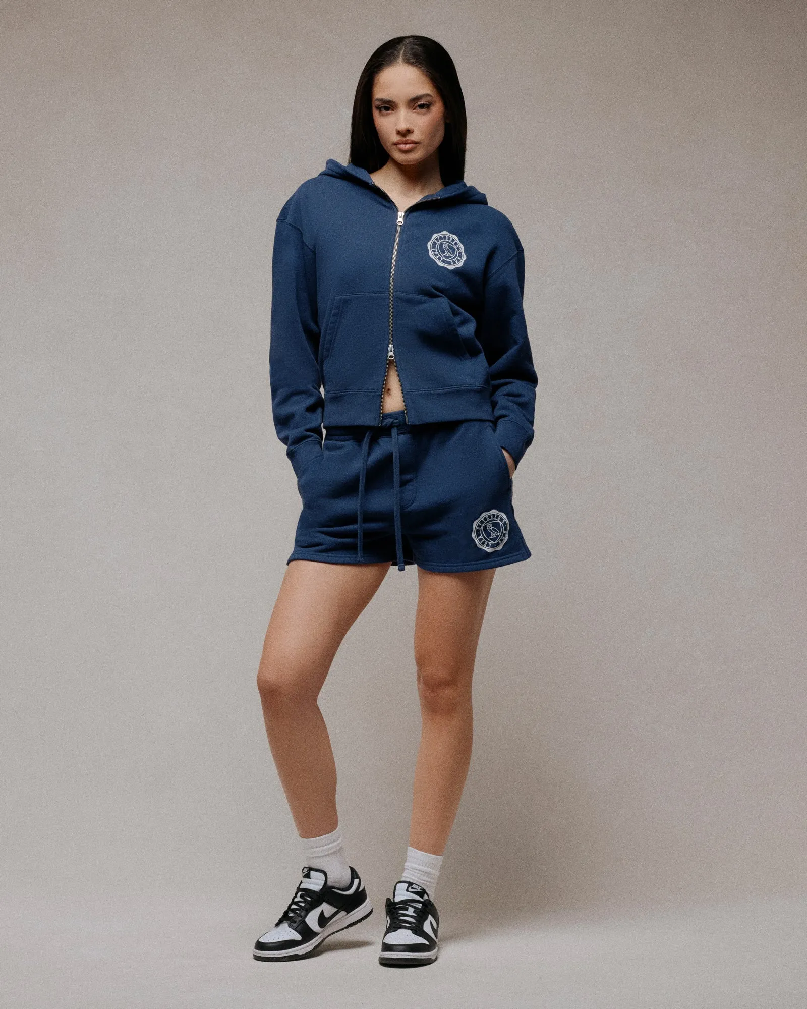 Athletics Club Sweatshort - Navy sold by OVO product image thumbnail 2
