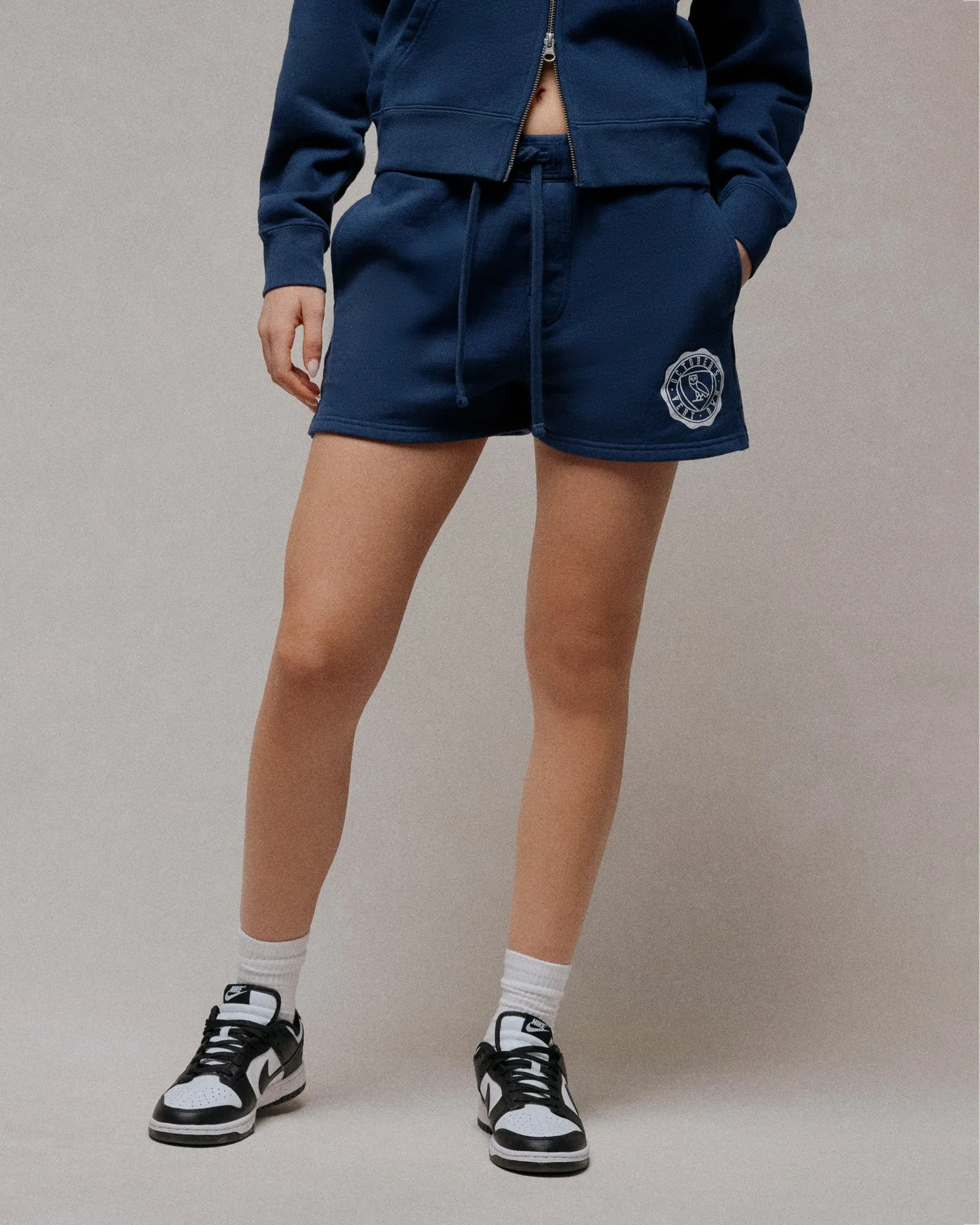 Athletics Club Sweatshort - Navy sold by OVO product image thumbnail 3