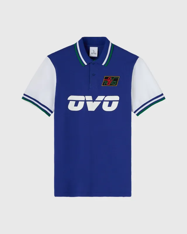 Runner Pique Polo - Blue sold by OVO
