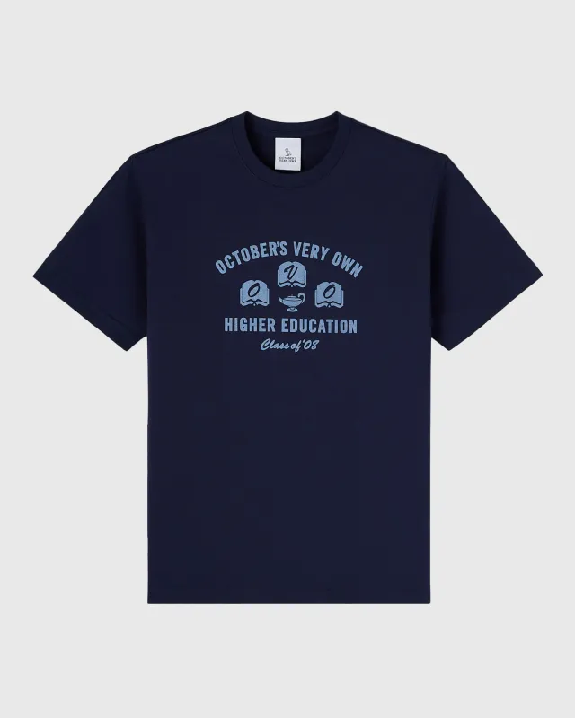 Higher Education Tee - Navy sold by OVO