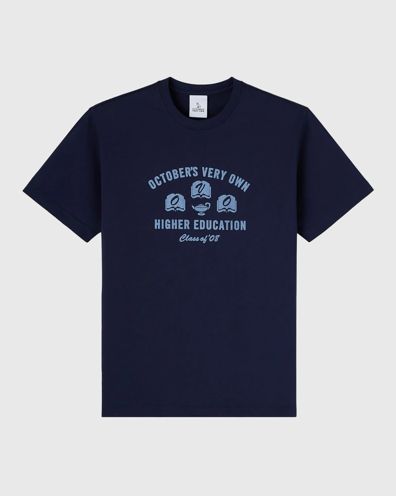 Higher Education Tee - Navy sold by OVO
