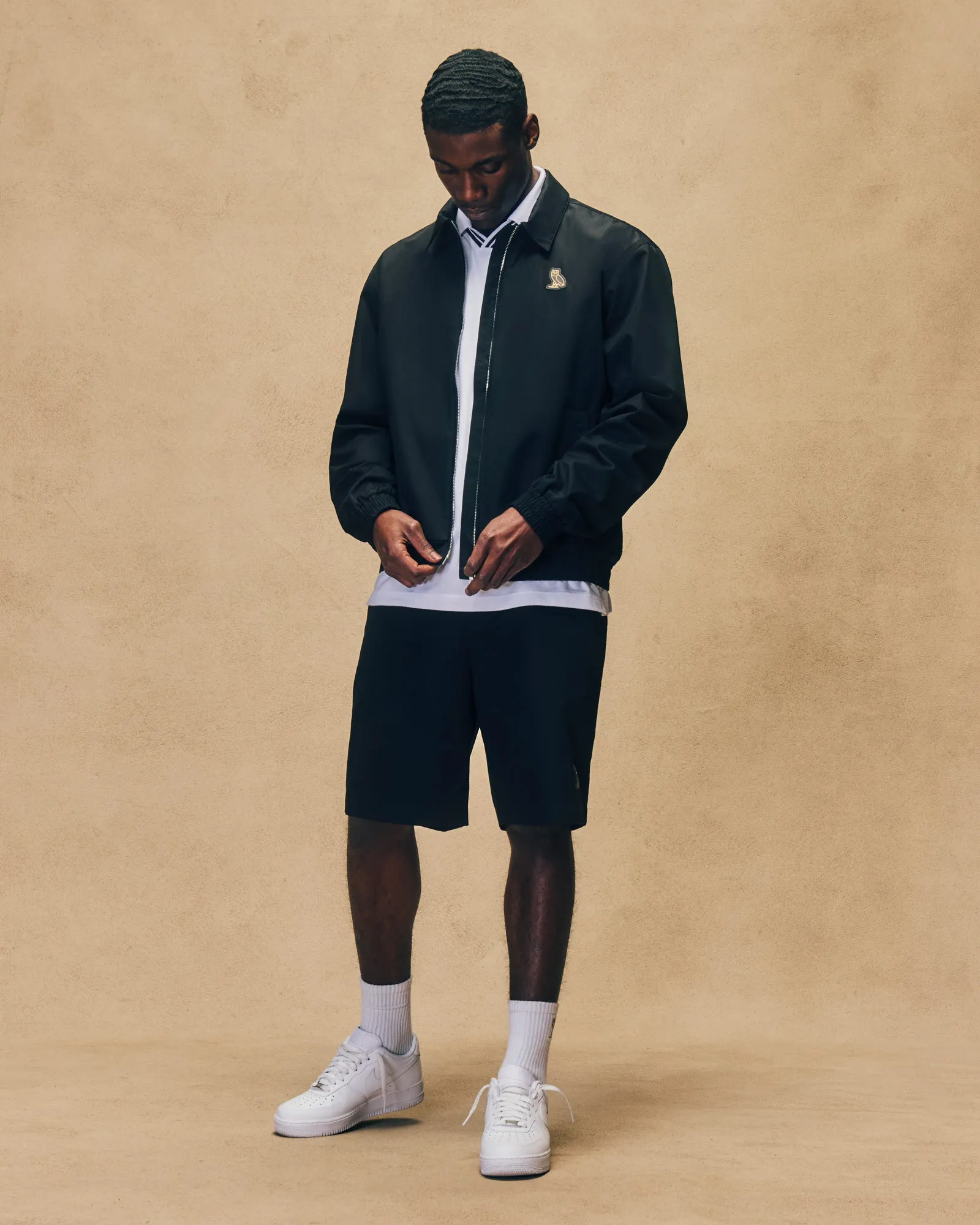 Full-Zip Coaches Jacket - Black sold by OVO product image thumbnail 2