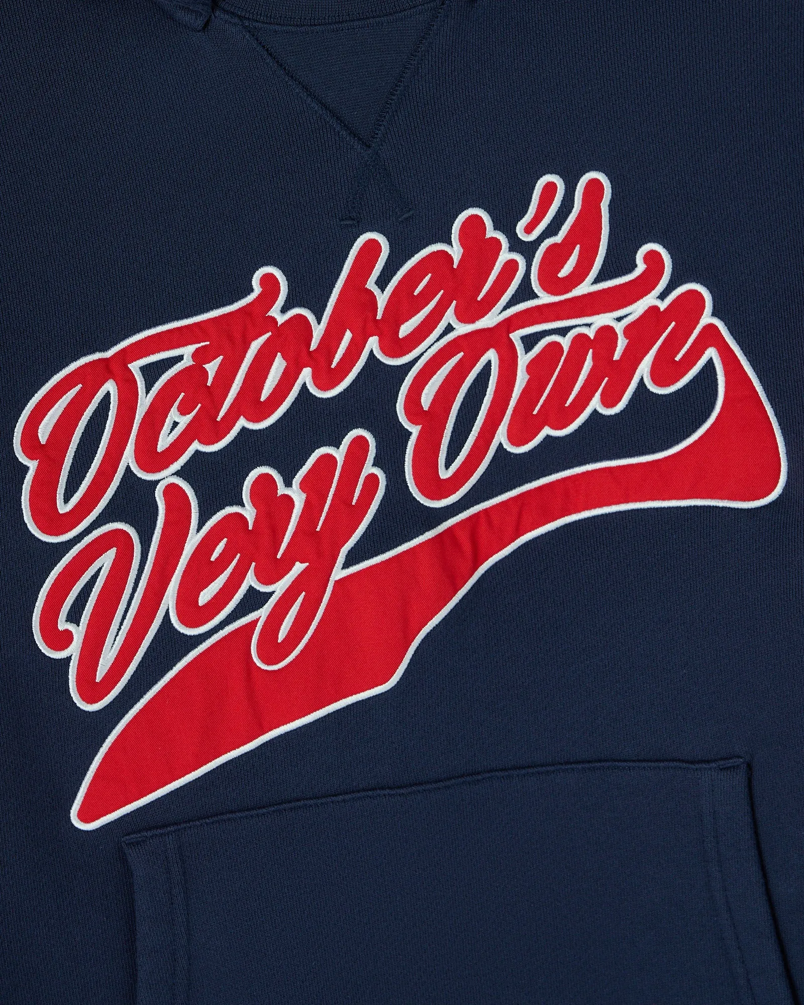 French Terry Retro Sport Hoodie - Navy sold by OVO product image thumbnail 3