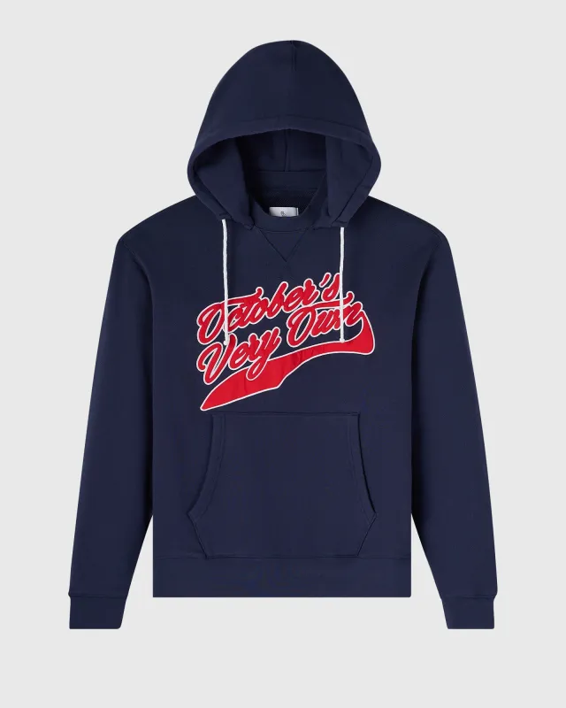 French Terry Retro Sport Hoodie - Navy sold by OVO