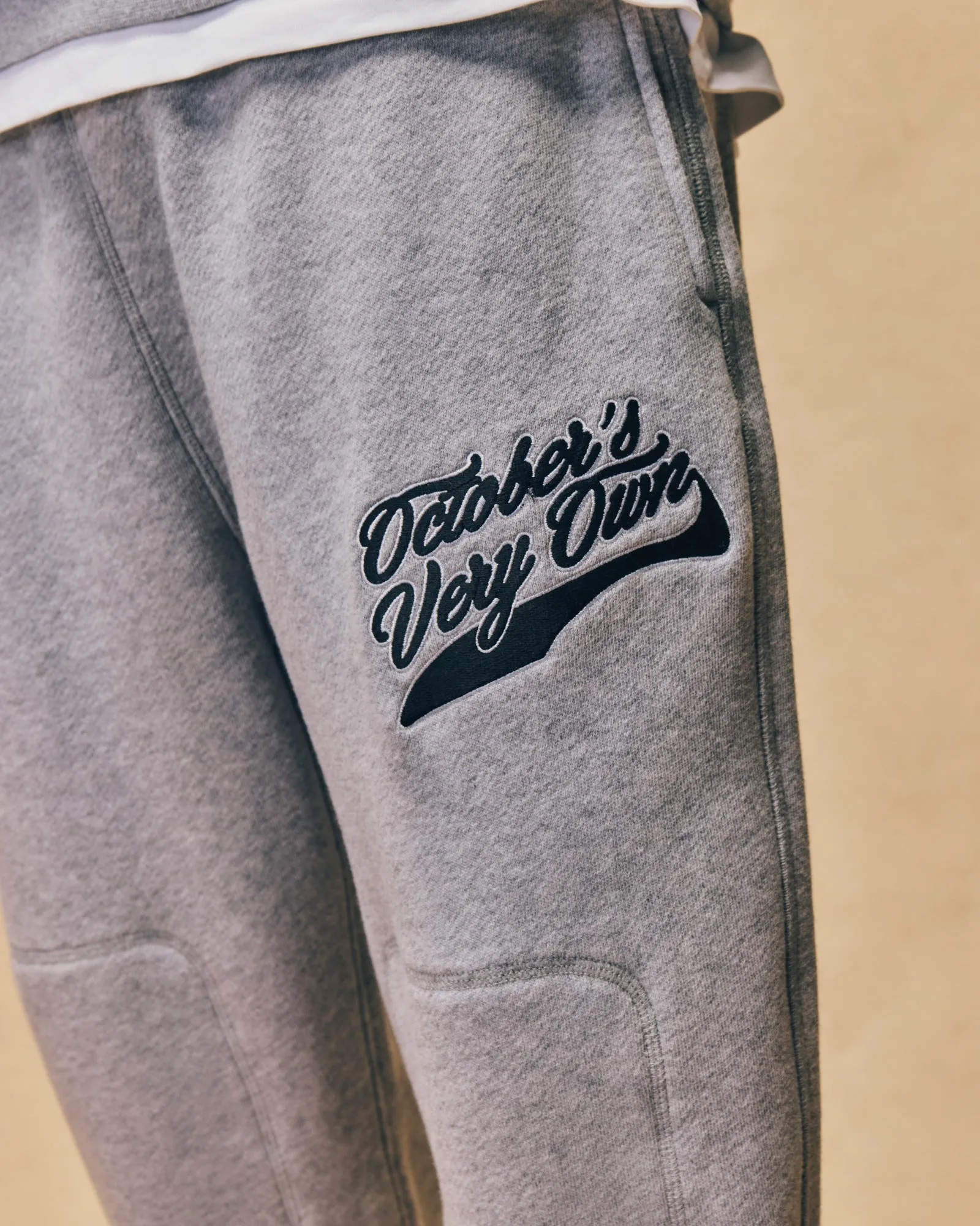 French Terry Retro Sport Sweatpant - Ash Heather Grey sold by OVO product image thumbnail 2