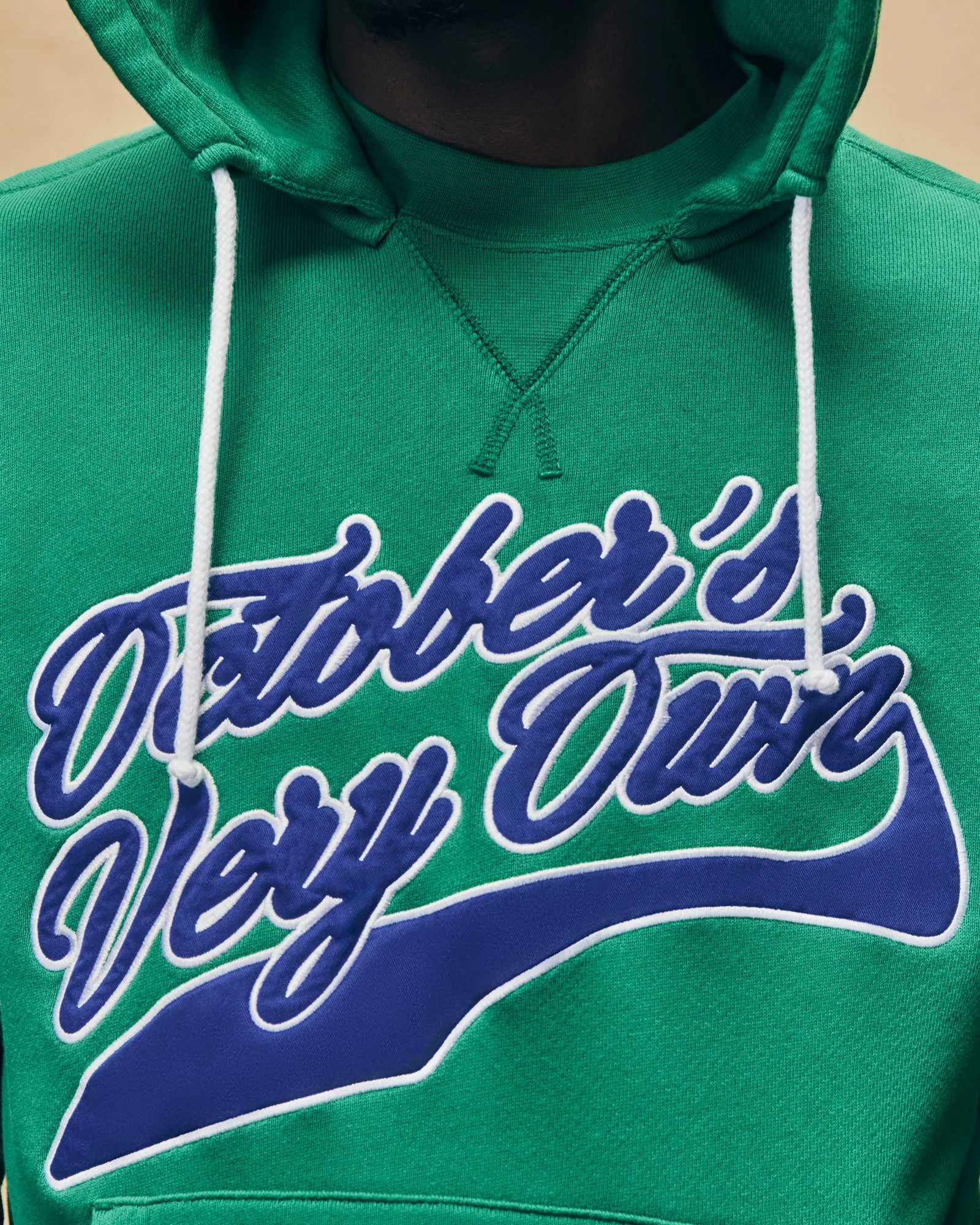 French Terry Retro Sport Hoodie - Green sold by OVO product image thumbnail 3