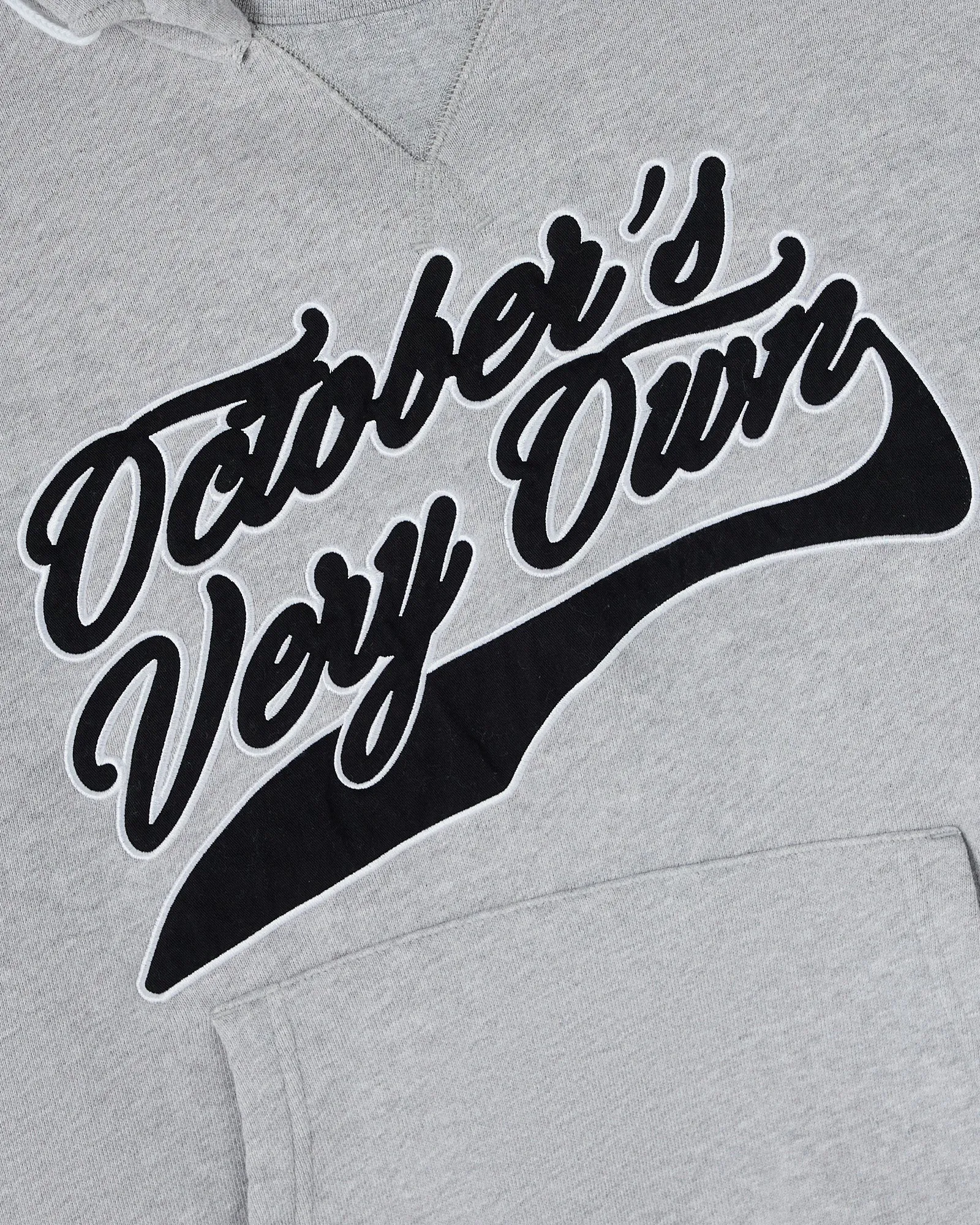 French Terry Retro Sport Hoodie - Ash Heather Grey sold by OVO product image thumbnail 3