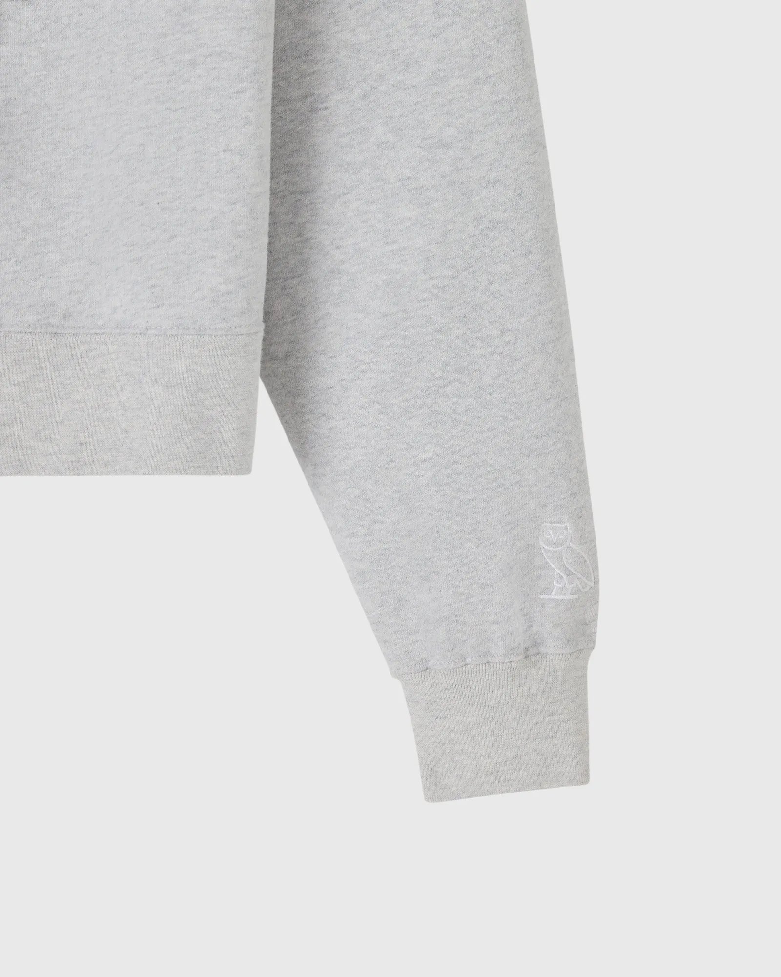 Orbit Quarter-Zip Mockneck Sweatshirt - Ash Heather Grey sold by OVO product image thumbnail 4