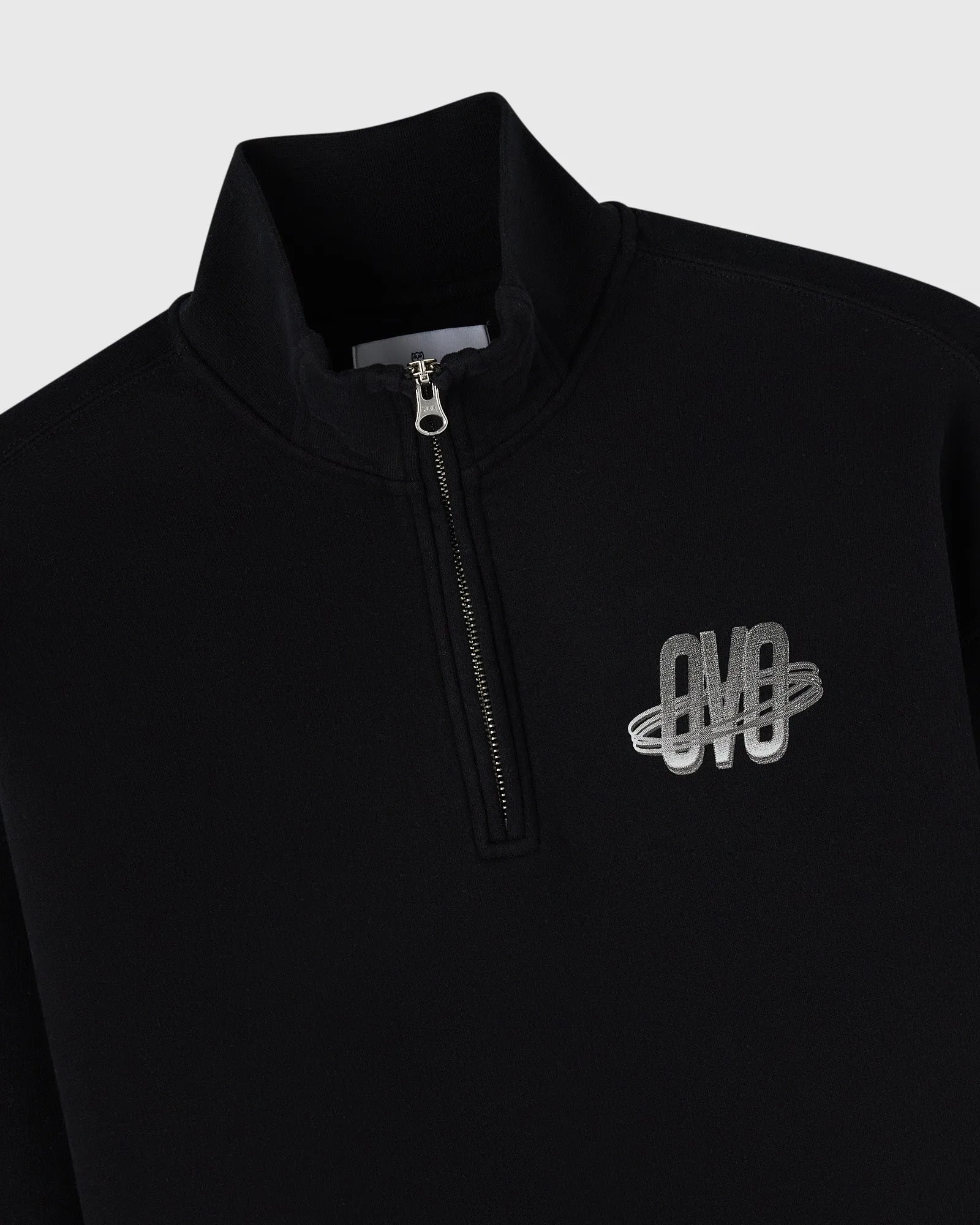 Orbit Quarter-Zip Mockneck Sweatshirt - Black sold by OVO product image thumbnail 3