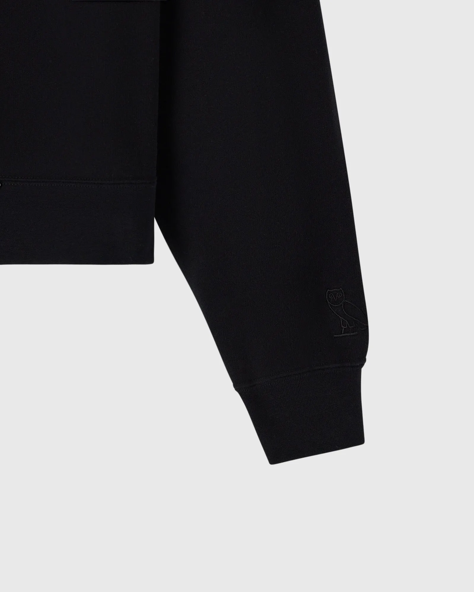Orbit Quarter-Zip Mockneck Sweatshirt - Black sold by OVO product image thumbnail 4