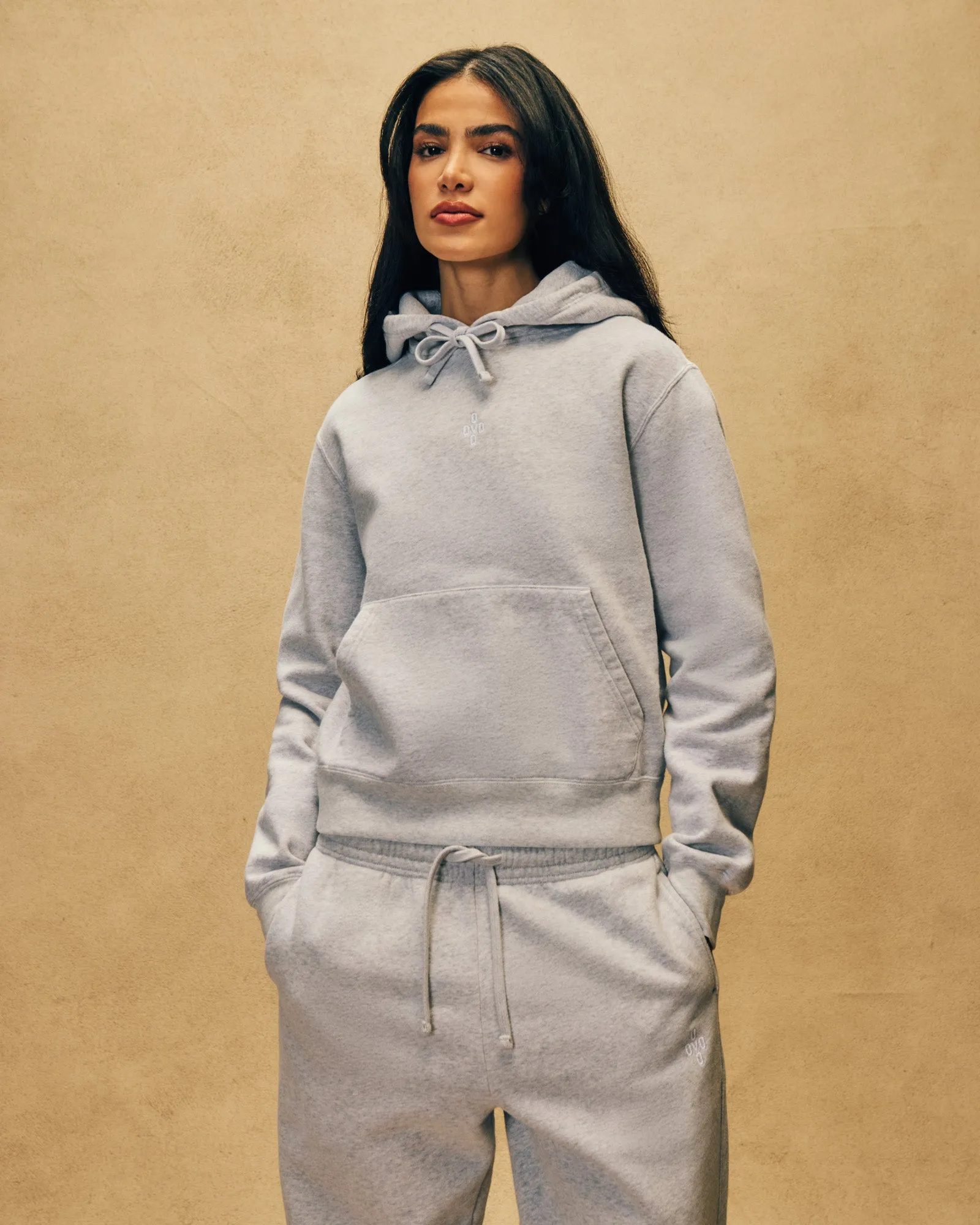Pom Pom Hoodie - Ash Heather Grey sold by OVO product image thumbnail 2