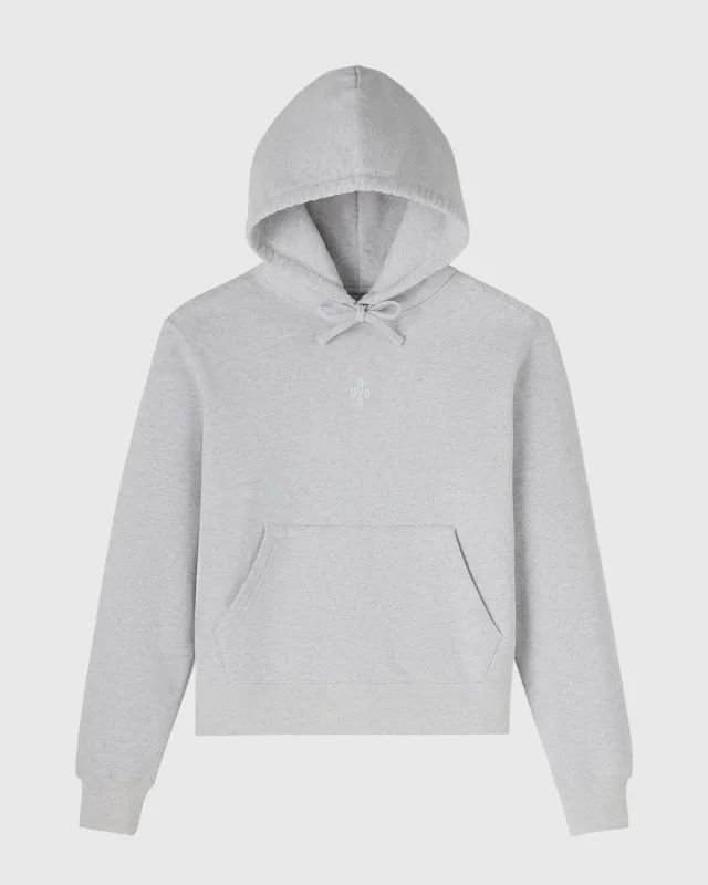 Pom Pom Hoodie - Ash Heather Grey sold by OVO