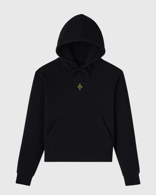 Pom Pom Hoodie - Black sold by OVO