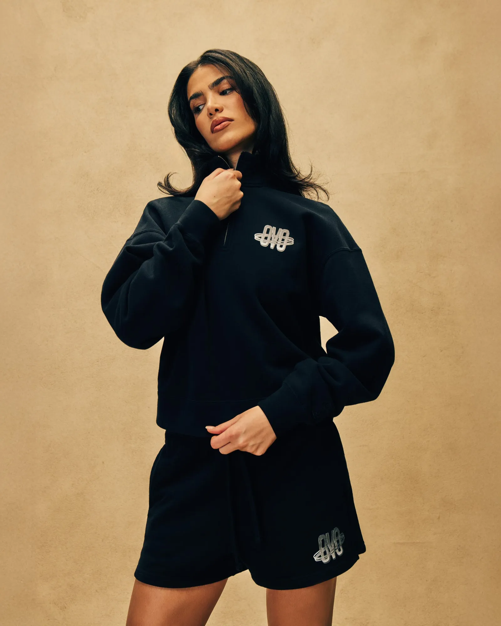 Orbit Sweatshort - Black sold by OVO product image thumbnail 2